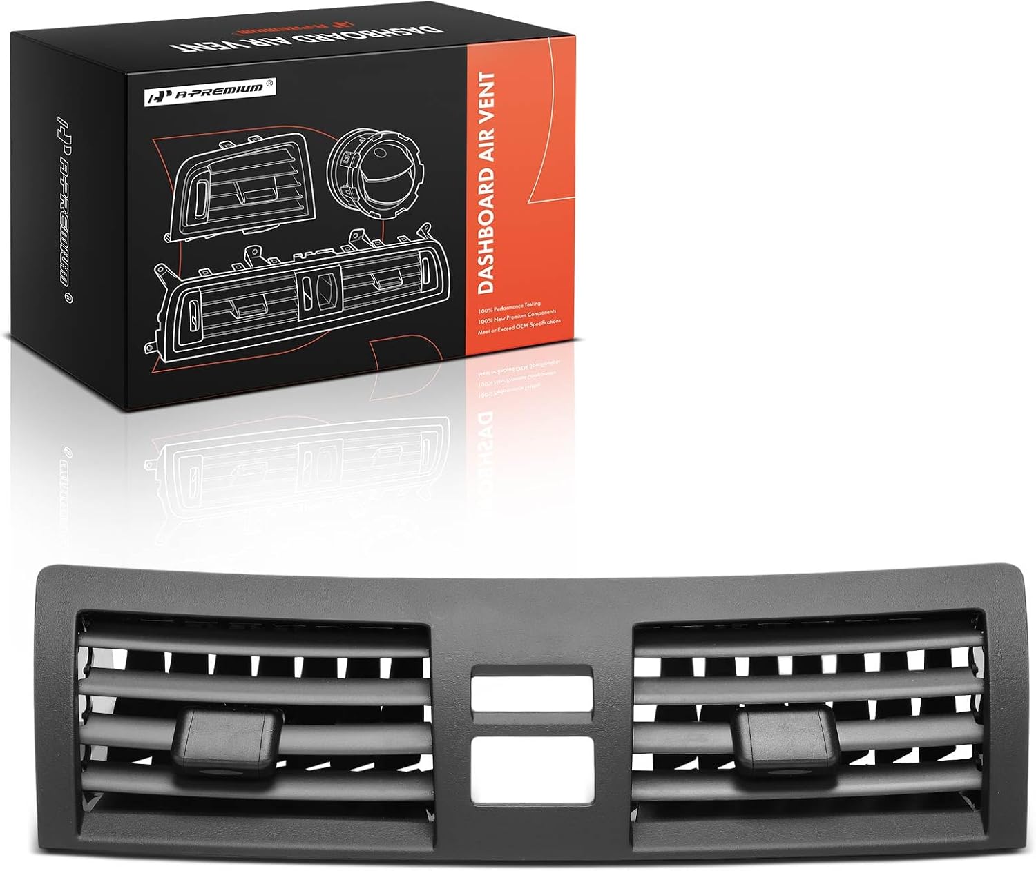 A-Premium Dash A/C Air Vent Grille Panel Compatible with Toyota Camry 2006-2011, Center Dash