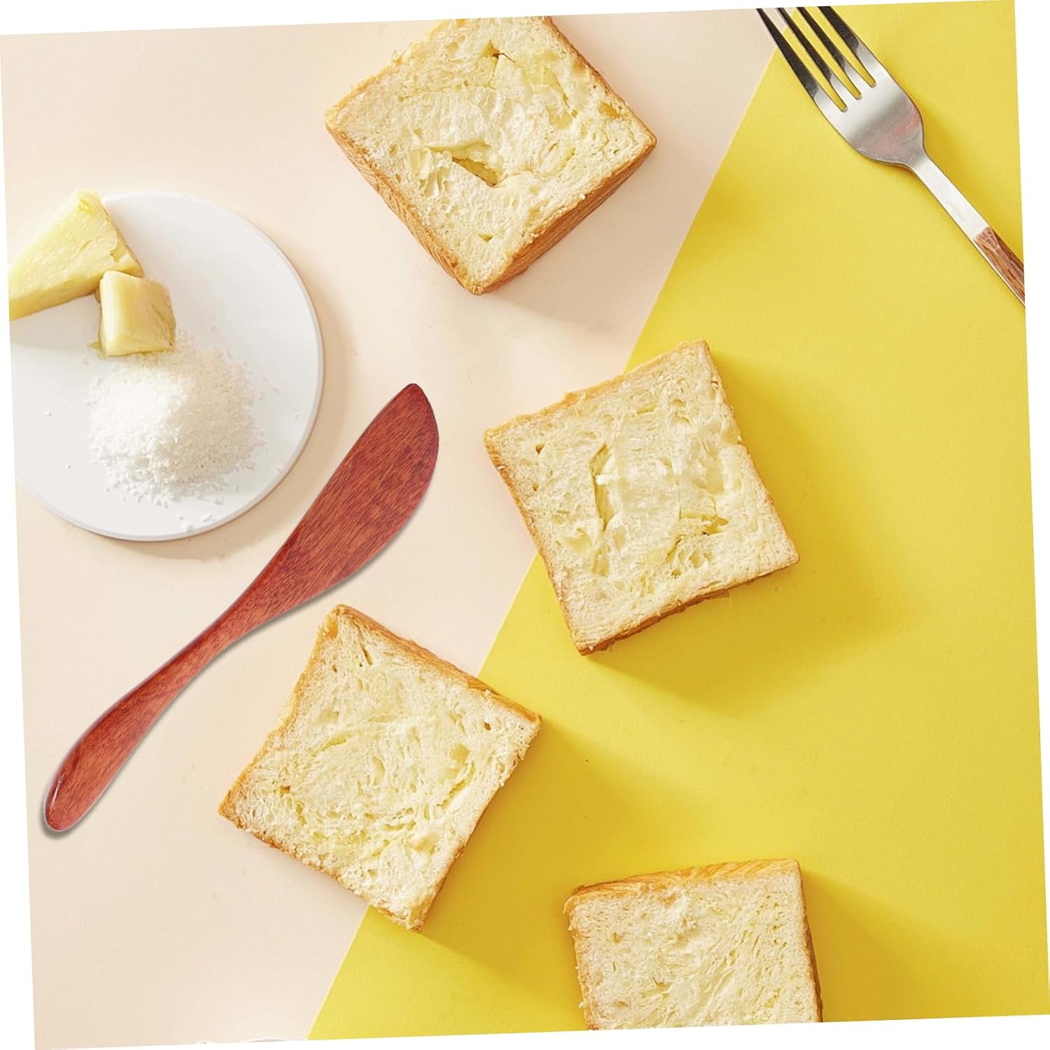 5Pcs Wooden Butter Spreaders Sturdy Natural Utensils for Spreading Butter Cheese and Jams Kitchen Tools for Mixing and Baking Gentle Skin and Efficient