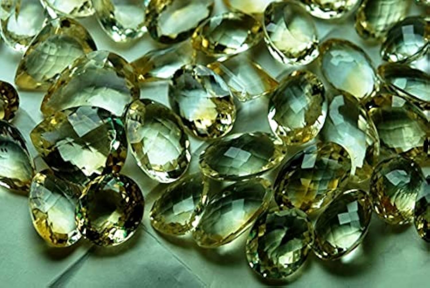 Citrine dorée facettée LKBEADS pierres naturelles taillées 10-20mm pour bijoux
