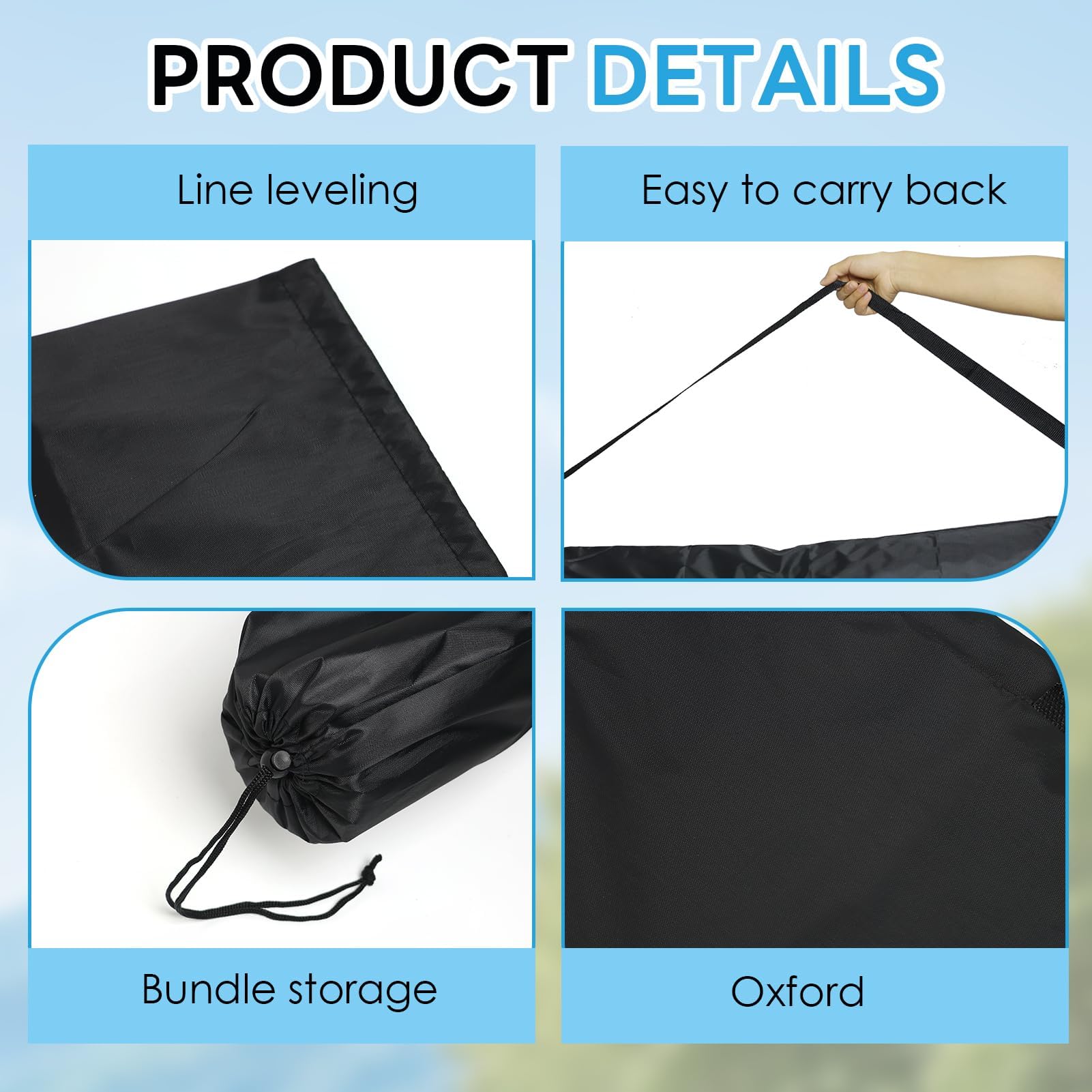 Copertura Ombrellone Impermeabile - Telo Protettivo In Oxford Anti-UV Per Giardino E Spiaggia - Foto 13