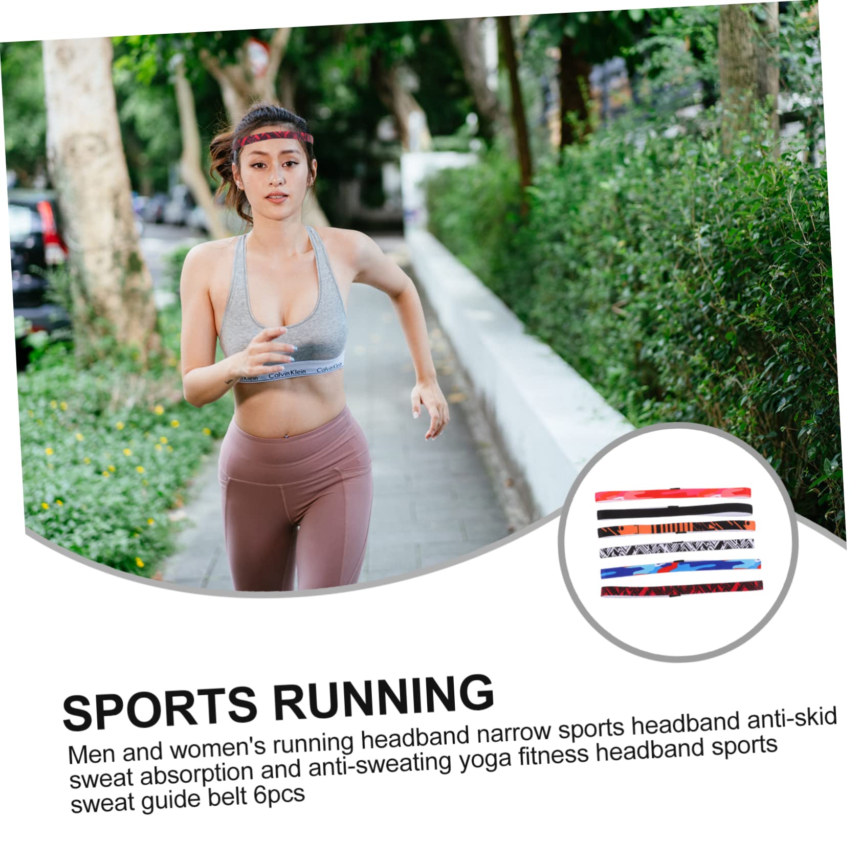 BESPORTBLE Fascia Sportiva Fascia Da Calcio Fasce Atletiche Fascia Per Trucco Fascia Per Fitness Fascia Sottile Fasce Sportive Fasce Per Uomo Fibra Composita