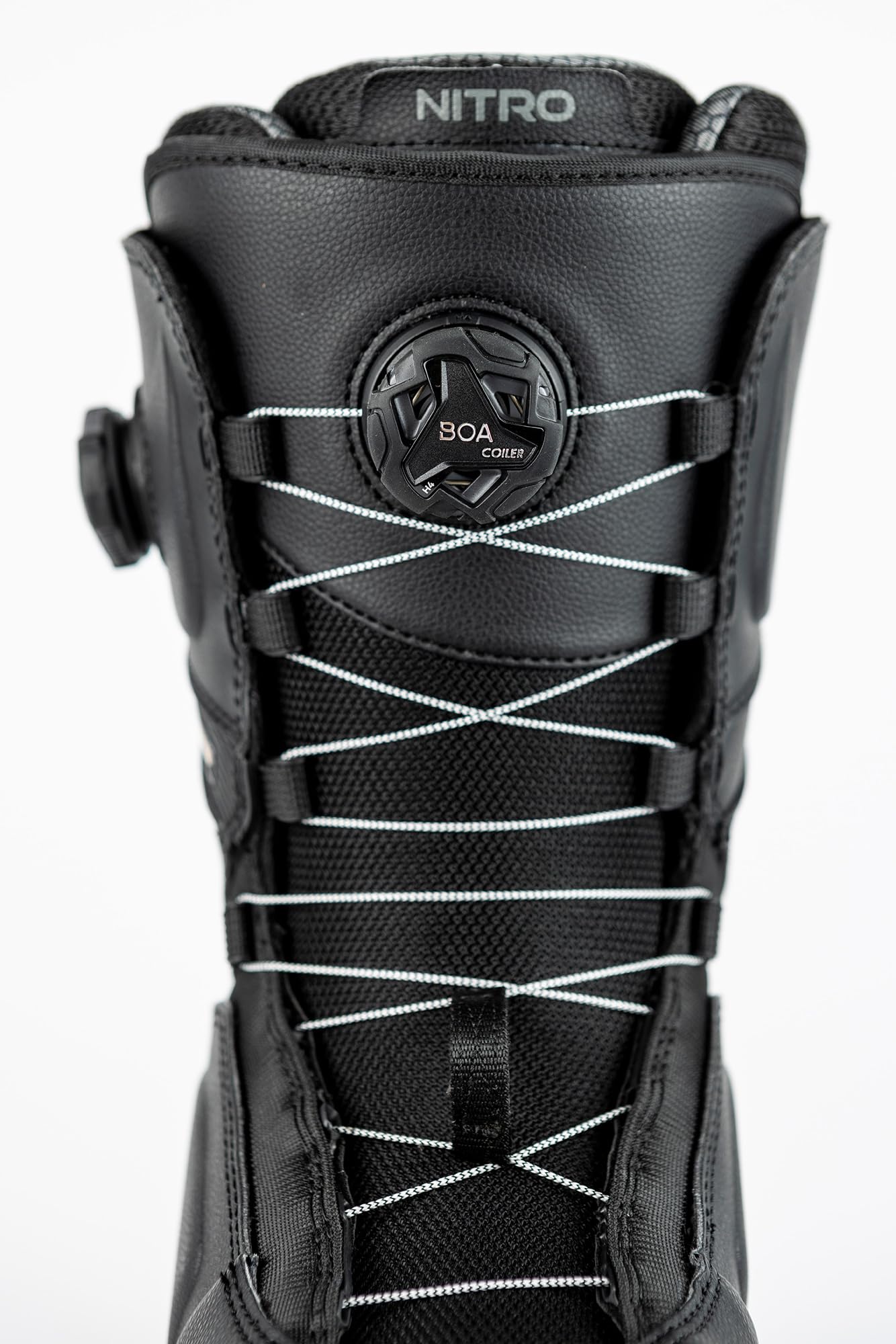 Nitro Team Boa Bottes de Snowboard pour Hommes, Noir, 31