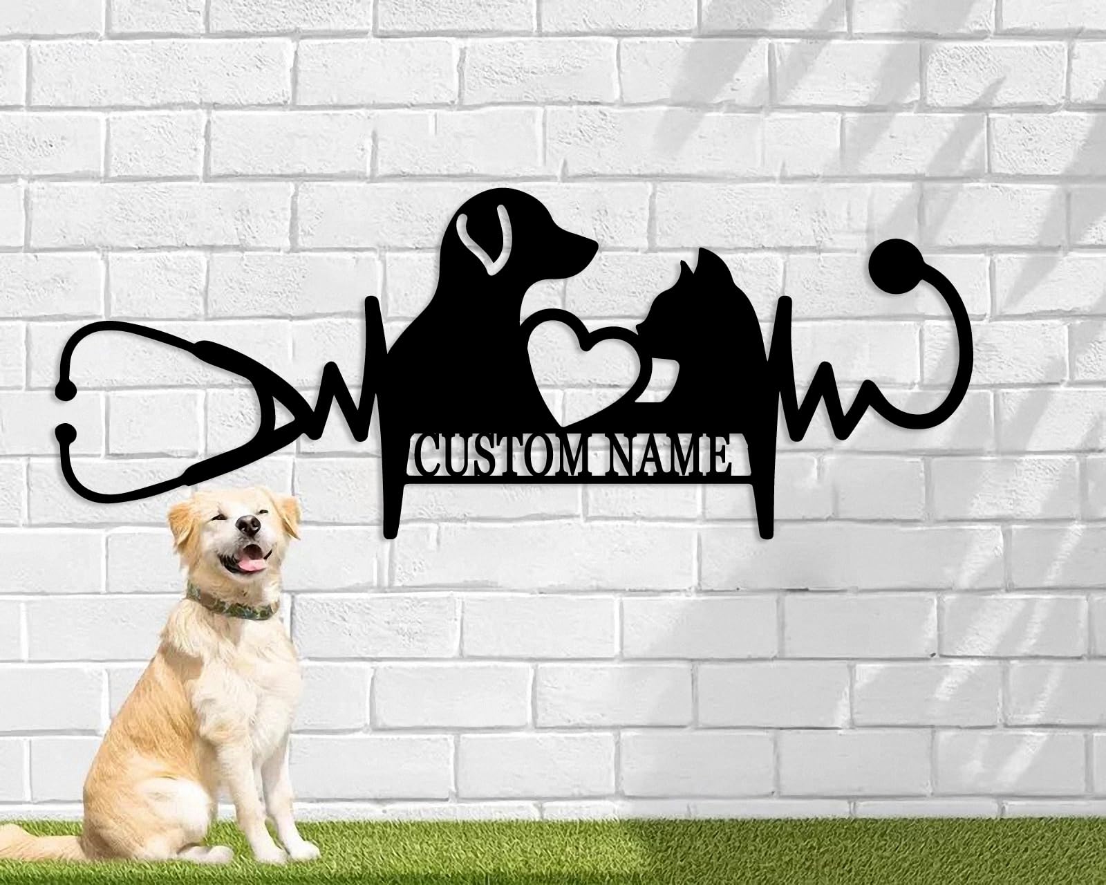 Personalized Vet Office Wall Decor Custom Veterinary Gift for Women Customized Veterinary Name Metal Signs Wall Art Personalized Gifts for