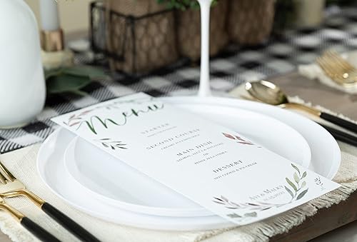 Miniatura 157 de [30 Pack 16 OZ Bowls] Edge Collection Mint Green Plastic Party Soup Bowls Premium heavyweight Elegant Disposable Tableware Dishes