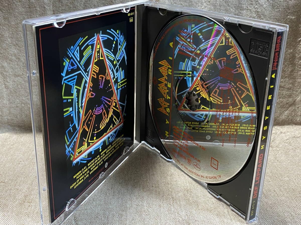 美品　Def Leppard Hysteria レコード 国内盤　帯付 Yahoo!オークション -「def leppard hysteria」(レコード) の
