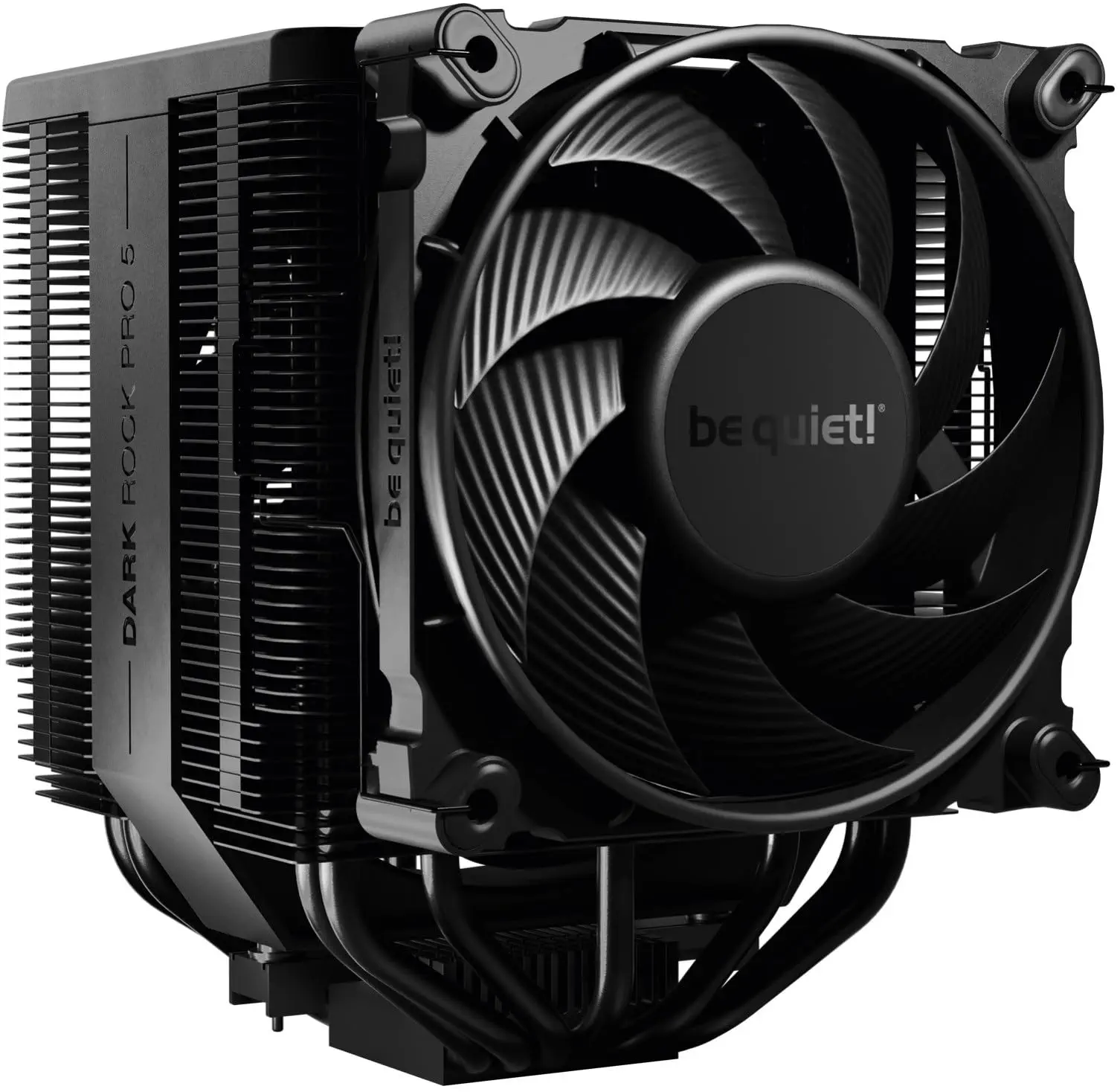 be quiet! Dark Rock Pro 5 Luftkühler, immens hohe Kühlleistung, 7 Hochleistungs-Heatpipes, Silent Wings 120mm PWM Lüfter, Silent Wings 135mm PWM Lüfter, nahezu unhörbarer Betrieb, Speed Switch