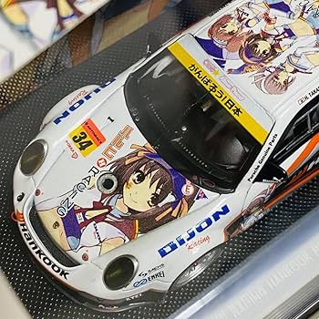 【EBBRO】2台セット ハルヒレーシング Porsche SUPER GT EBBRO】2台セット ハルヒレーシング Porsche SUPER GT
