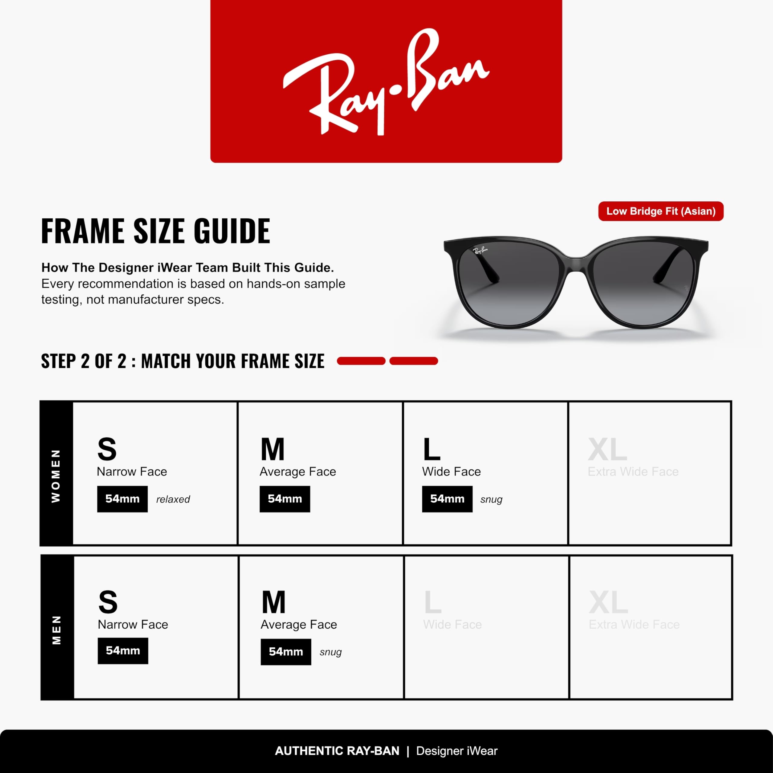 Ray-Ban Damskie okulary przeciwsłoneczne RB4378F Low Bridge Fit Square