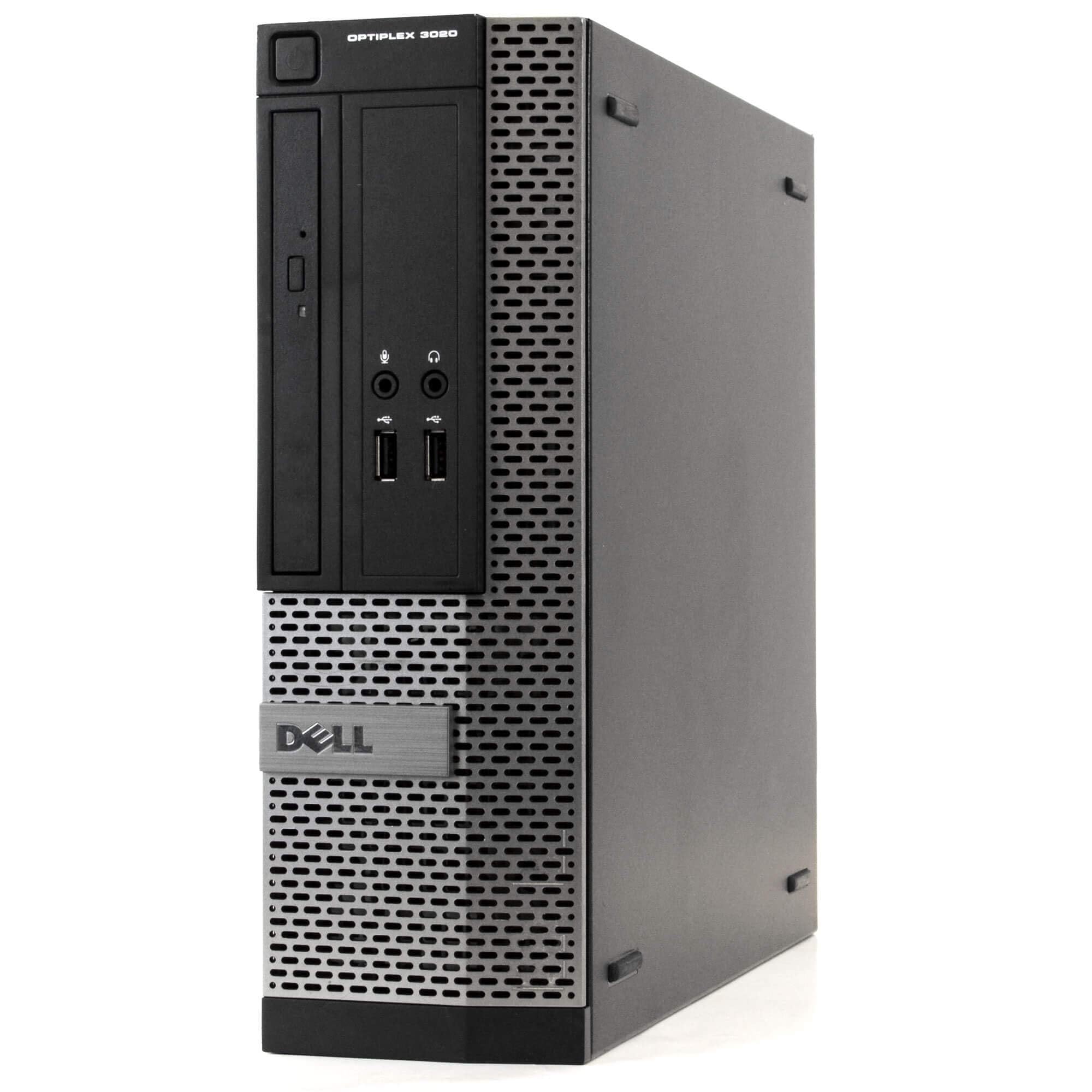 Dell Optiplex 3020 SFF - Ordenador de sobremesa (Intel Core i3-4160, 8 GB de RAM, 256 GB SSD, WiFi, Bluetooth, teclado QWERTY de EE.UU., Windows 11 Pro (reacondicionado)