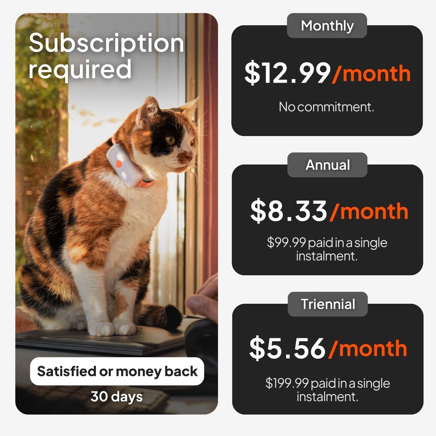Weenect Cat XS - GPS Tracker for Cats | Real-time GPS Tracking | Smallest Model on The Market | Operates with a Subscription | Collar Included - image 5