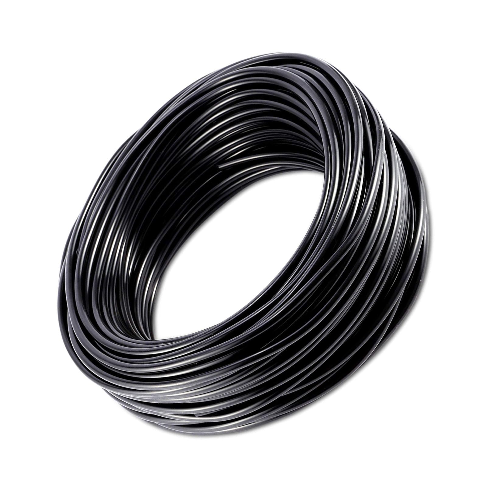 UZAMIRLEX Micro Irrigation Tube, Garden Irrigation Hose Watering Plant Greenhouse Micro Drip Systems Flex Tube 8mm 5-100m(10m(32ft))
