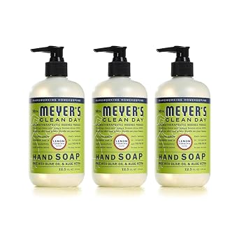 Mrs. MEYERS CLEAN DAY Hand Soap, Lemon Verbena, 12.5 fl. oz Pack of 3