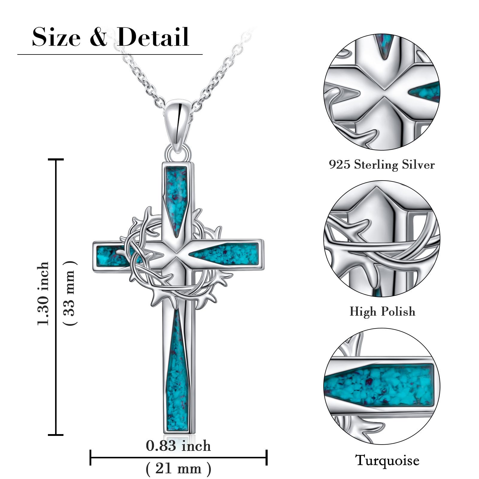 Flyow Collar de turquesa