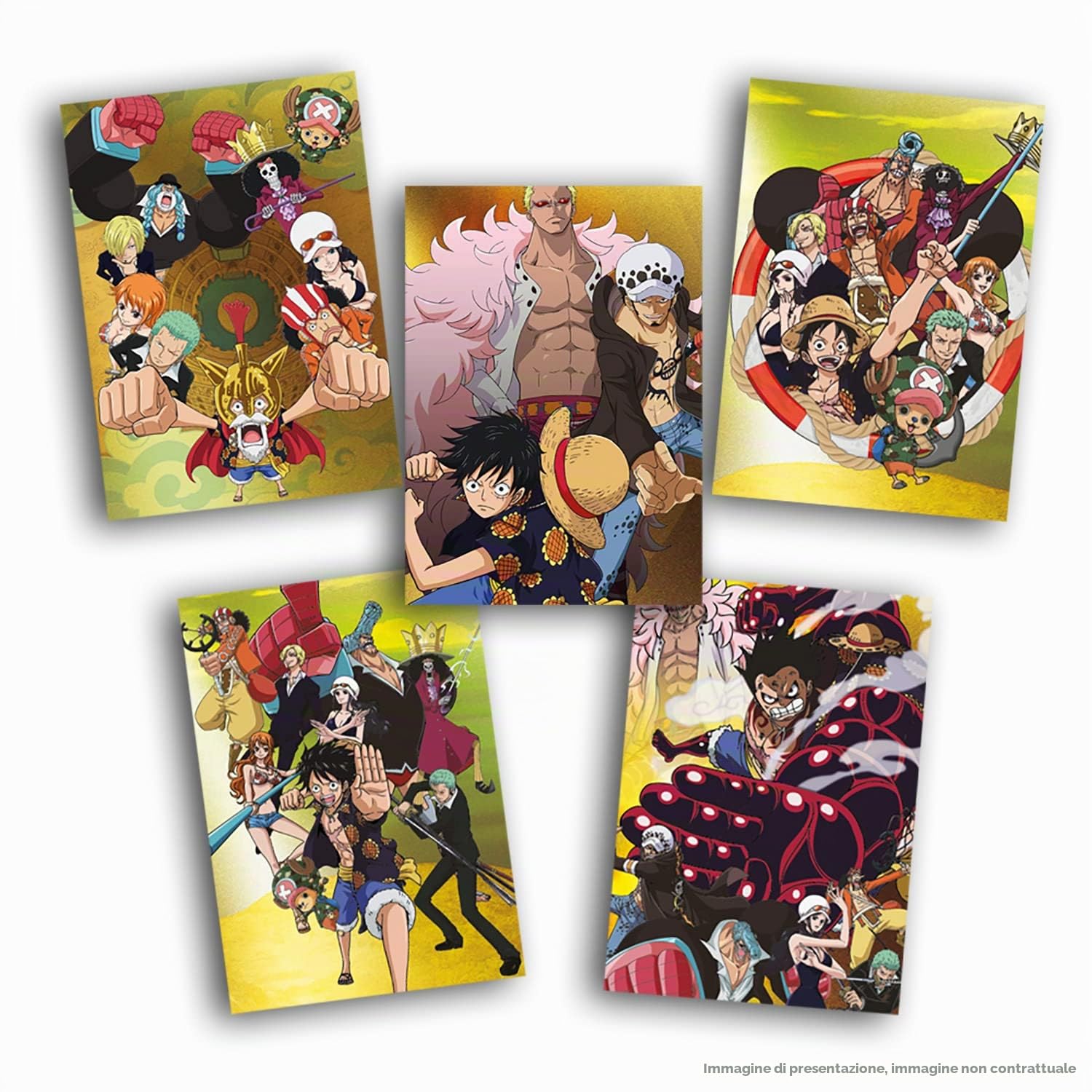 Panini - Luffy One Piece Il Nuovo Mondo Album + Range Carte, 004382AF - Edizione in francese