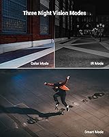 Vista 21 de EZVIZ Cámara de seguridad al aire libre, cámara WiFi 2k+, IP67 impermeable, visión nocturna a color, alertas de voz personalizables, detección