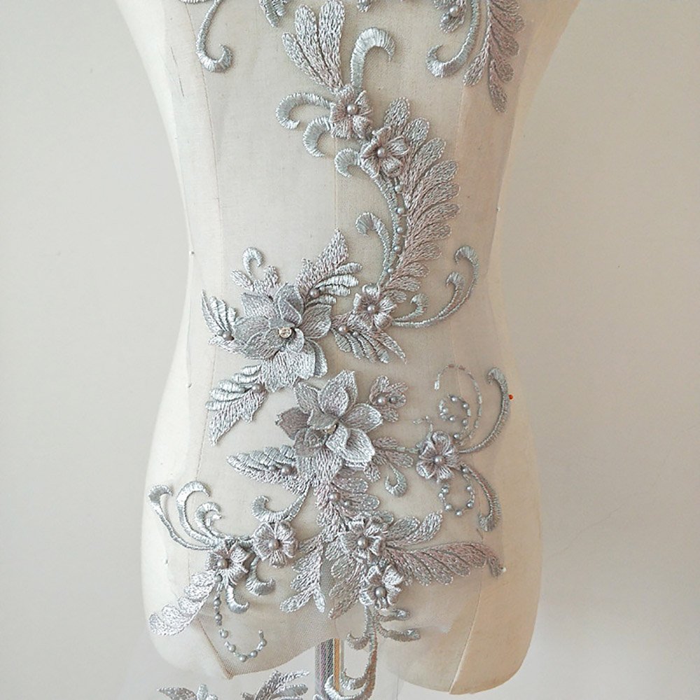 knee length dresses for ladies A-Line Beaded Floral Lace Applique Wedding Dress with Off Shoulder White / 26W