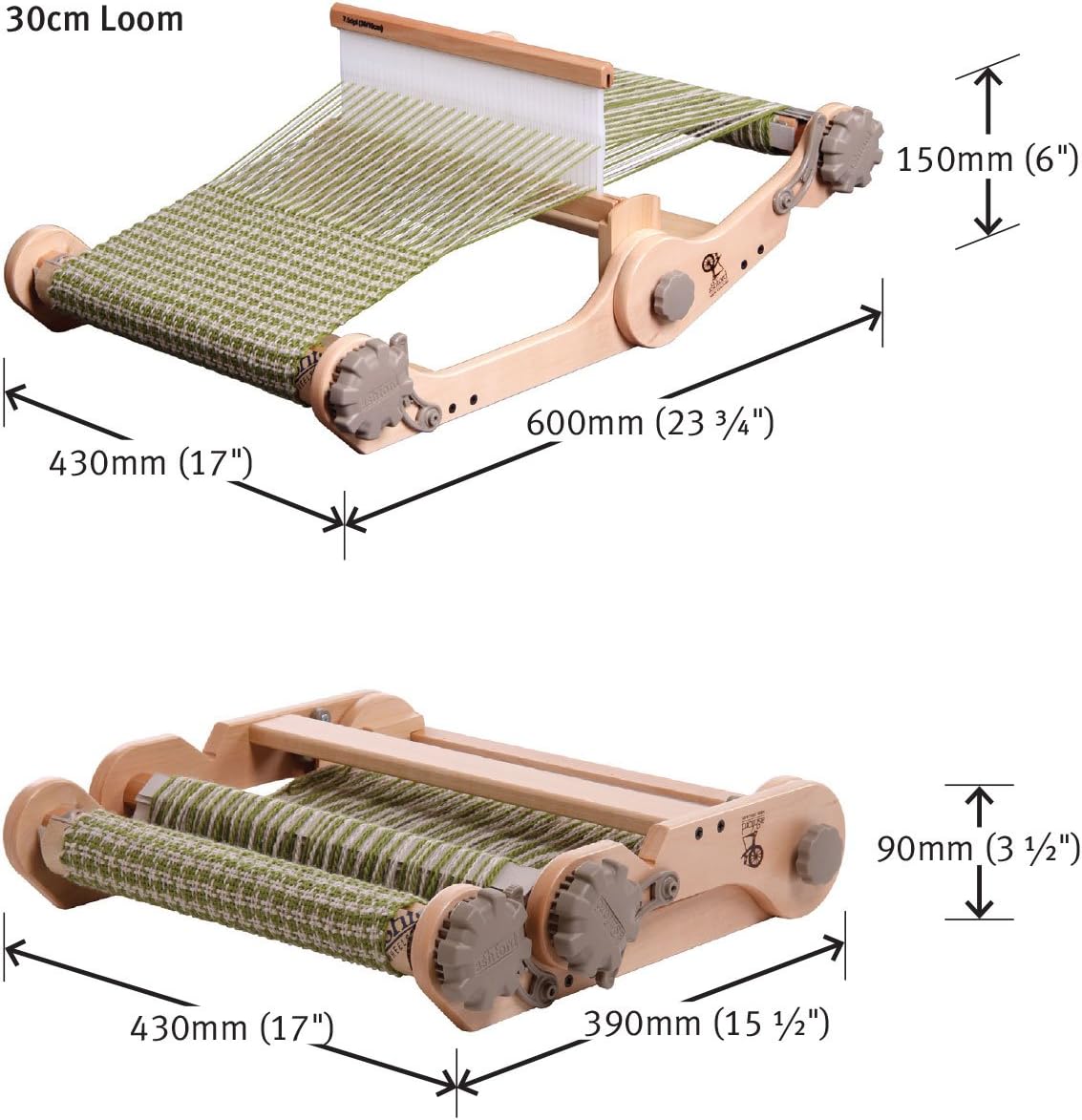 Ashford 12" Knitter's Rigid Heddle Loom
