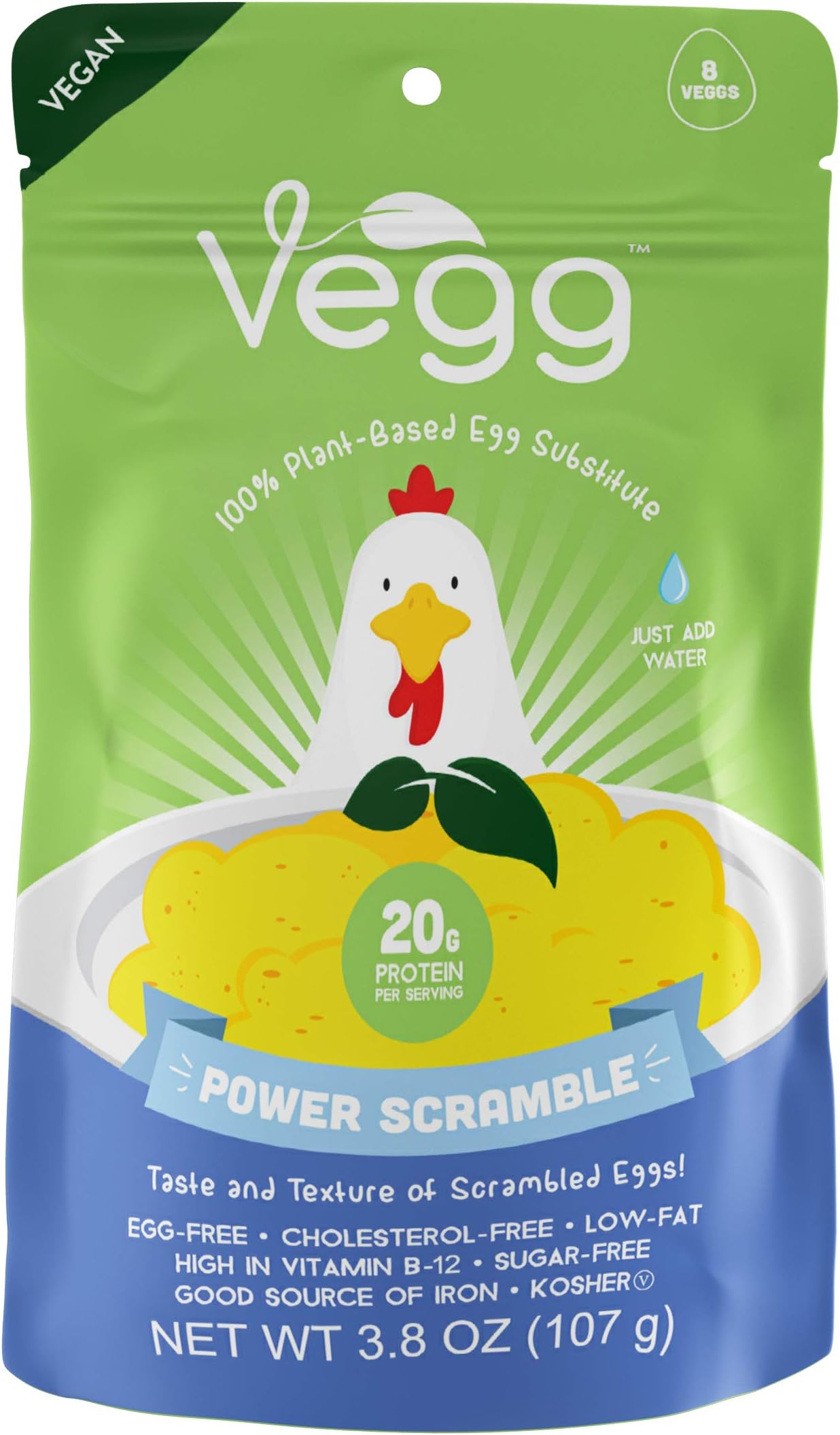 Vegg Vegan Power Scramble, 3.8 oz (3.8 oz Bag)
