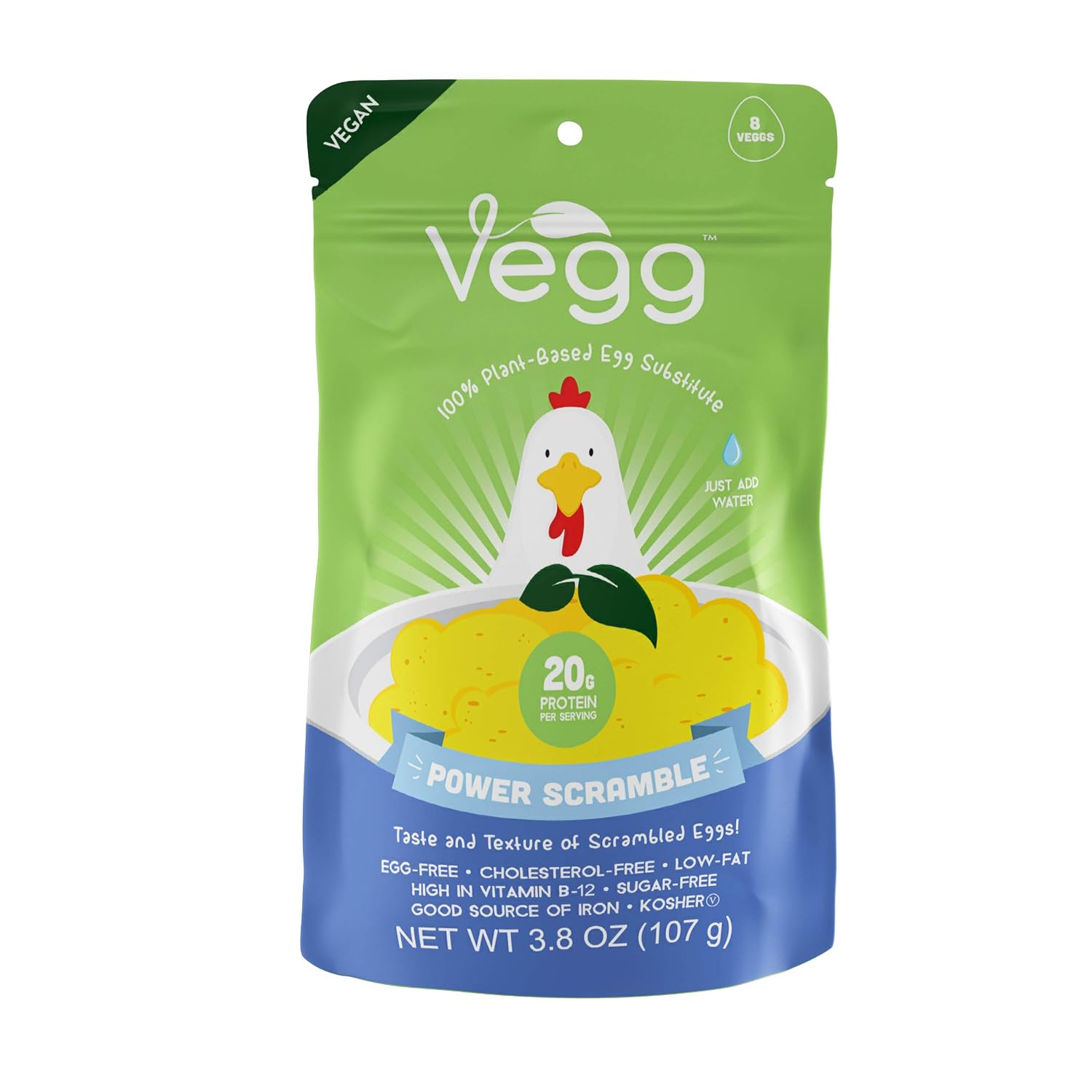 Vegg Vegan Power Scramble, 3.8 oz (3.8 oz Bag)