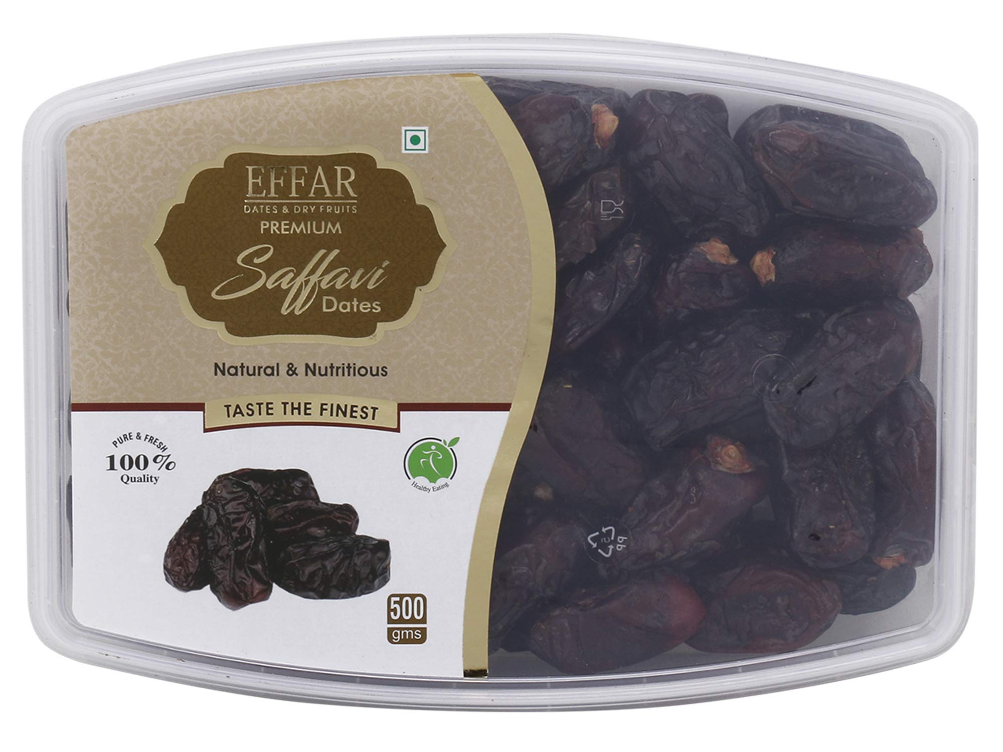 Effar Dates & Dryfruits Effar Safawi Dates | 500Gm | Safawi Dates Original | Premium Khajur | Khajoor Dates | Healthy Dry Fruits | Pack Of 1| Dry Fruit Dates |, Fresh (B07MD8FX5Y) Amazon Price History, Amazon Price Tracker