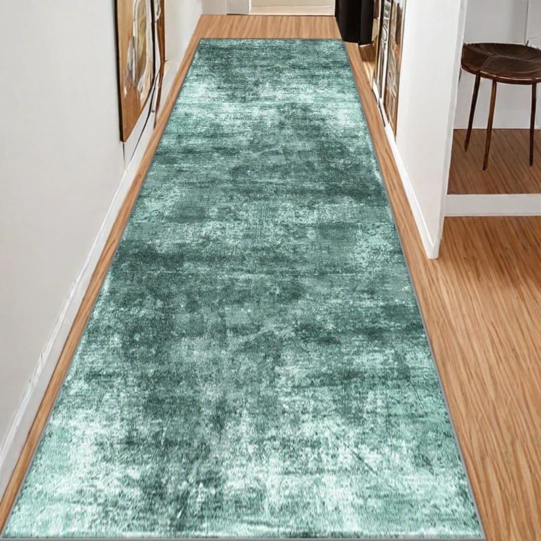 Tapis de couloir long anti-poussière style simple pour protéger l'entrée et le salon