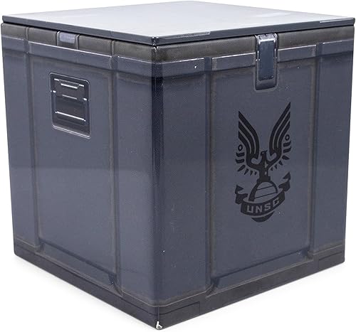 Ukonic Halo UNSC Cajón de Munición de Lata de Almacenamiento de 4 Pulgadas Organizador de Cubo con Tapa  Contenedor de Cesta, Organizador de Cubo de