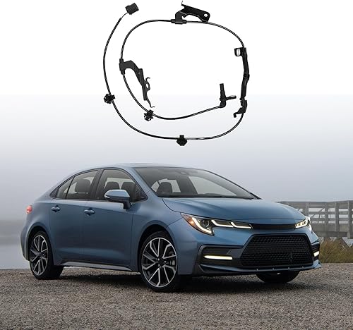 Sensor de velocidad de rueda ABS delantero derecho compatible con Toyota Corolla 2019-2022 Reemplazar 89542-12110 89542-02160 (delantero derecho)