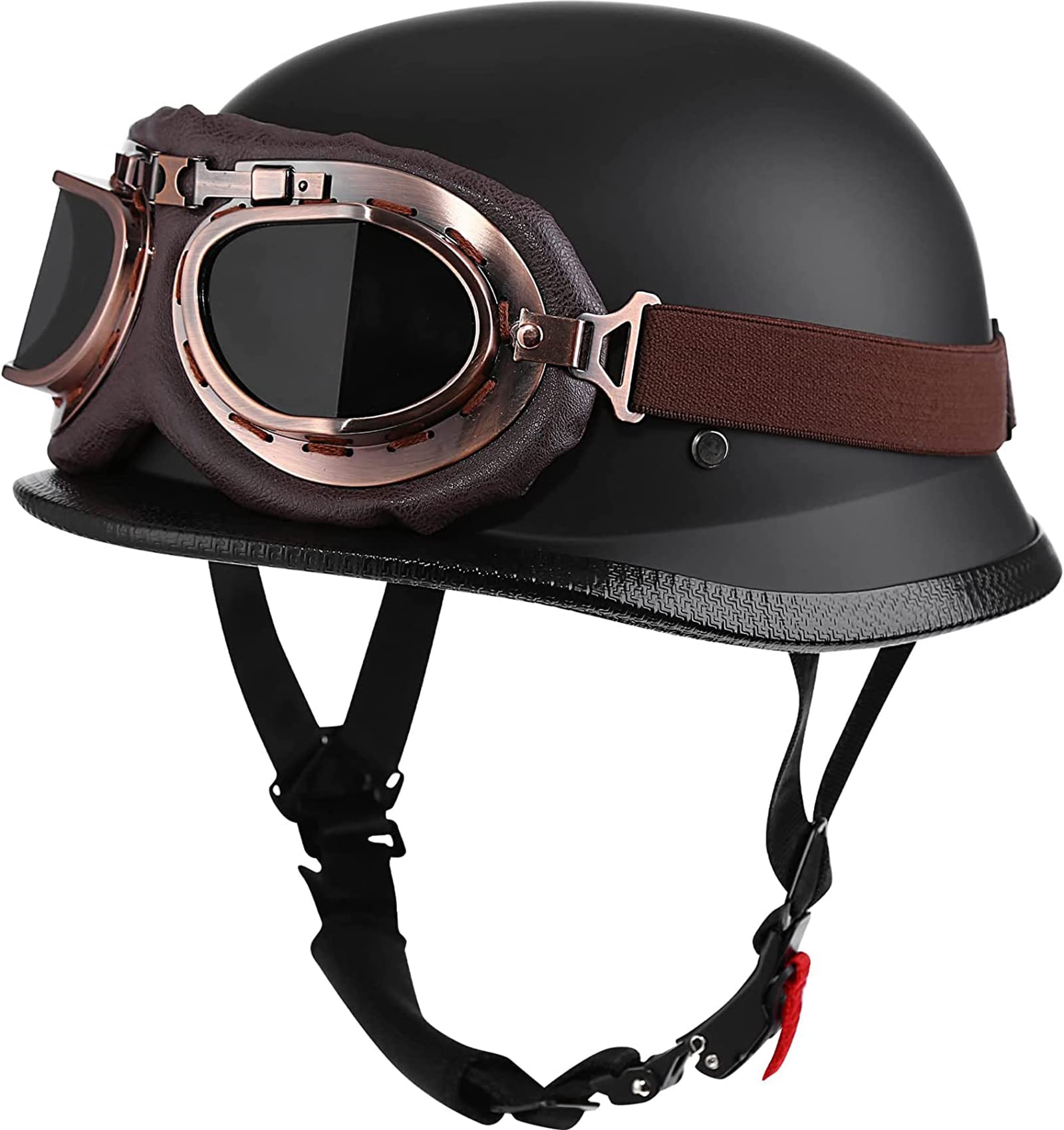 Buy Motorcycle Half Helmet, Vintage Helmet Moped Half Face Helmet with