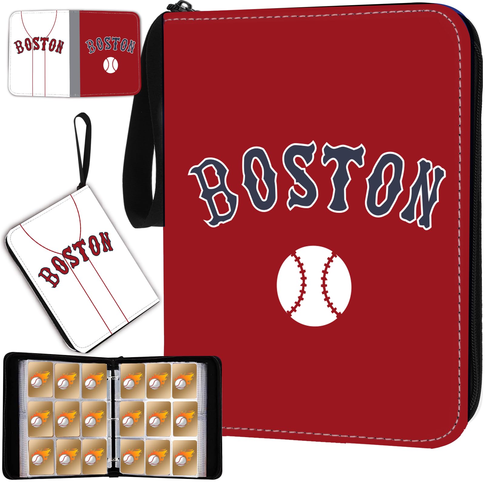 mlb baseball card binder Amazon.com: Baseball Card Binder with Sleeves 440 Pockets, Gifts for Baseball  Card Collectors, Trading Card Holder Compatible with Topps Card, 55 Sleeves  Card Album Card Storage Organizer : Toys & Games