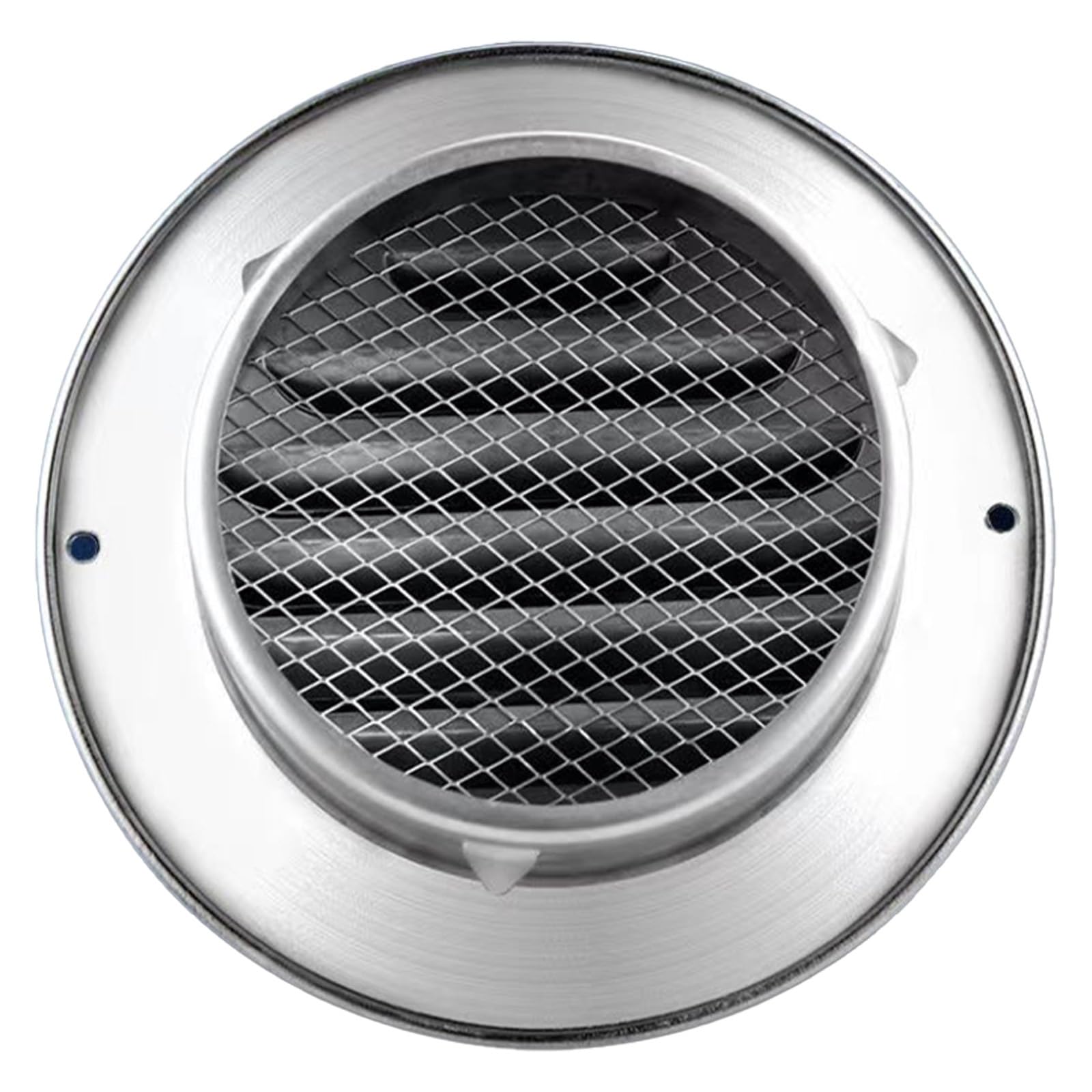 Capucha de aire de retorno de acero inoxidable 304 de 200 mm para conductos de ventilación de pared