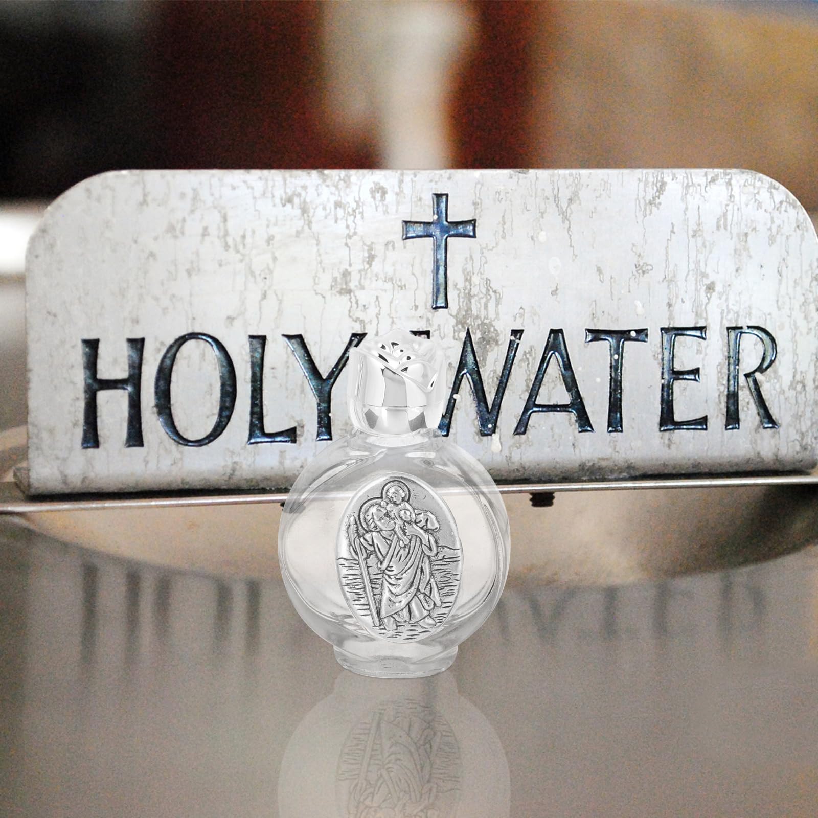 Water Container Newtay Holy Water Bottles Catholic Bulk Glass Baptism ...