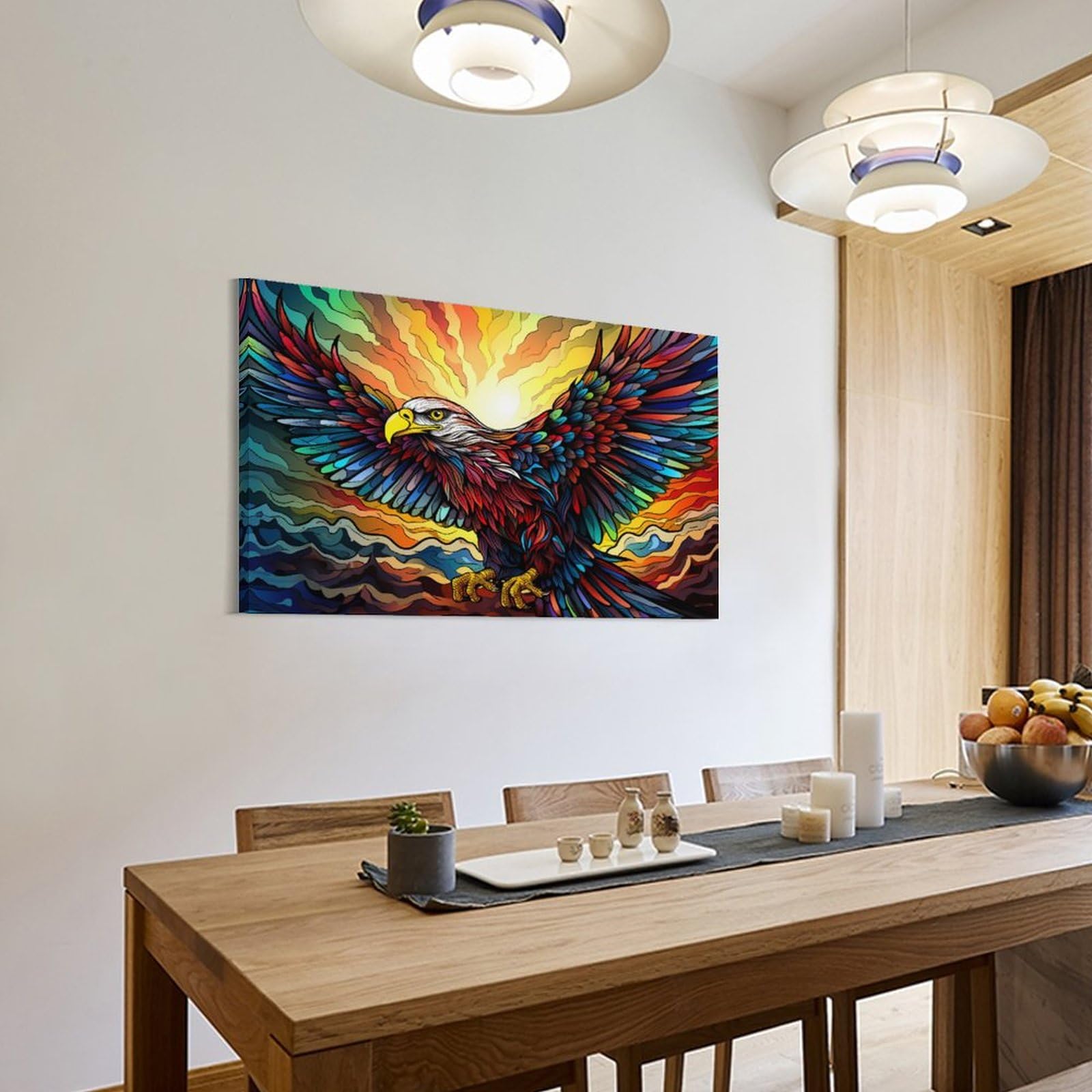 Wandbild Roter Kardinal – Leinwanddruck, 3-teilig, Moderne Wanddekoration