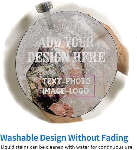 Miniatura 5 de OHORTEB Alfombrilla de ratón personalizada con foto, tapete de escritorio para laptop con imagen personalizada y texto, almohadilla de escritorio