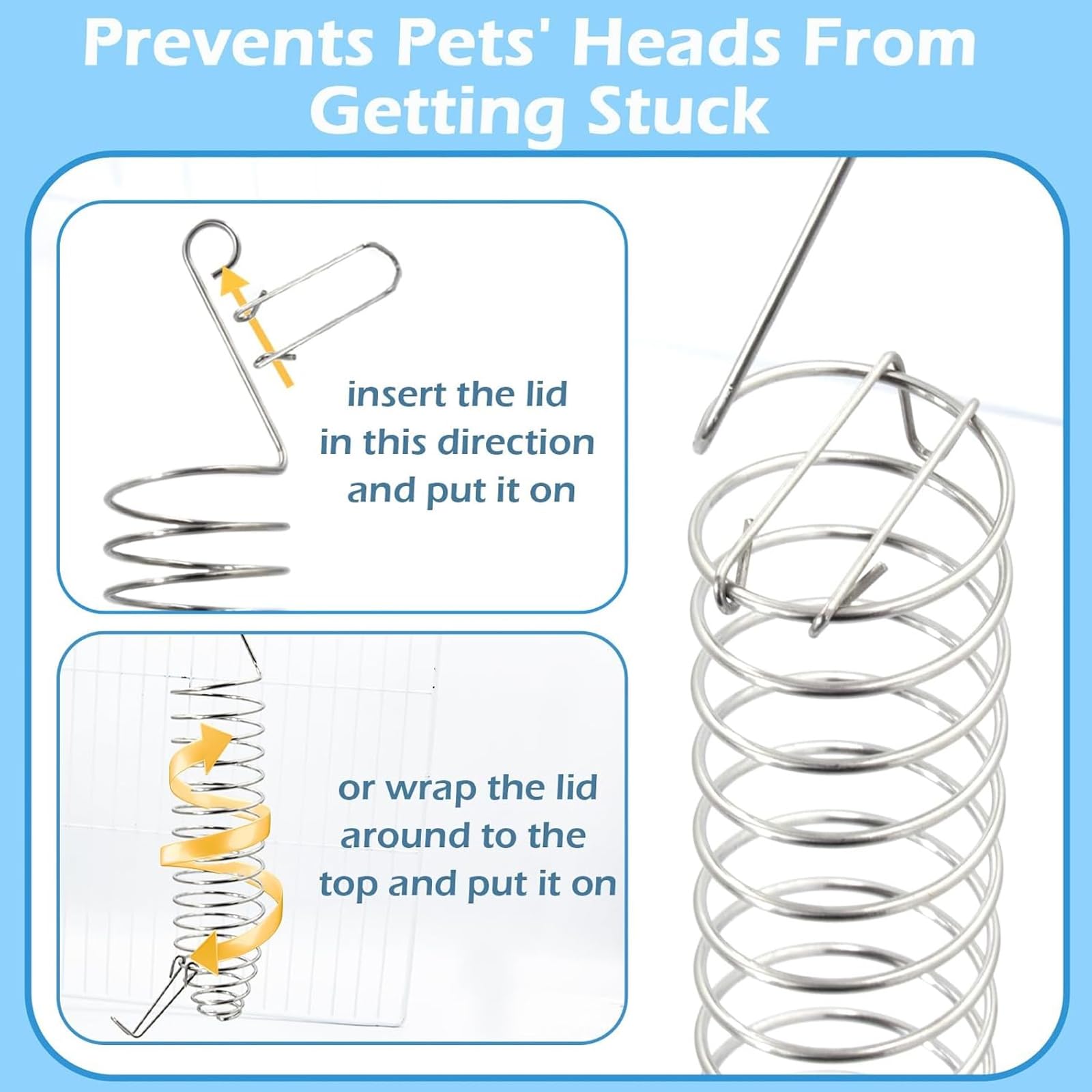 2Pcs Rat Enrichment Toys, 304 Stainless Steel Rat Foraging Toy for Fruit Vegetable Holder, Fancy Mice Cage Accessories Puzzle Toy, Hanging Rodent Toys Slow Feeder, Bird Foraging for Parakeet - image 2