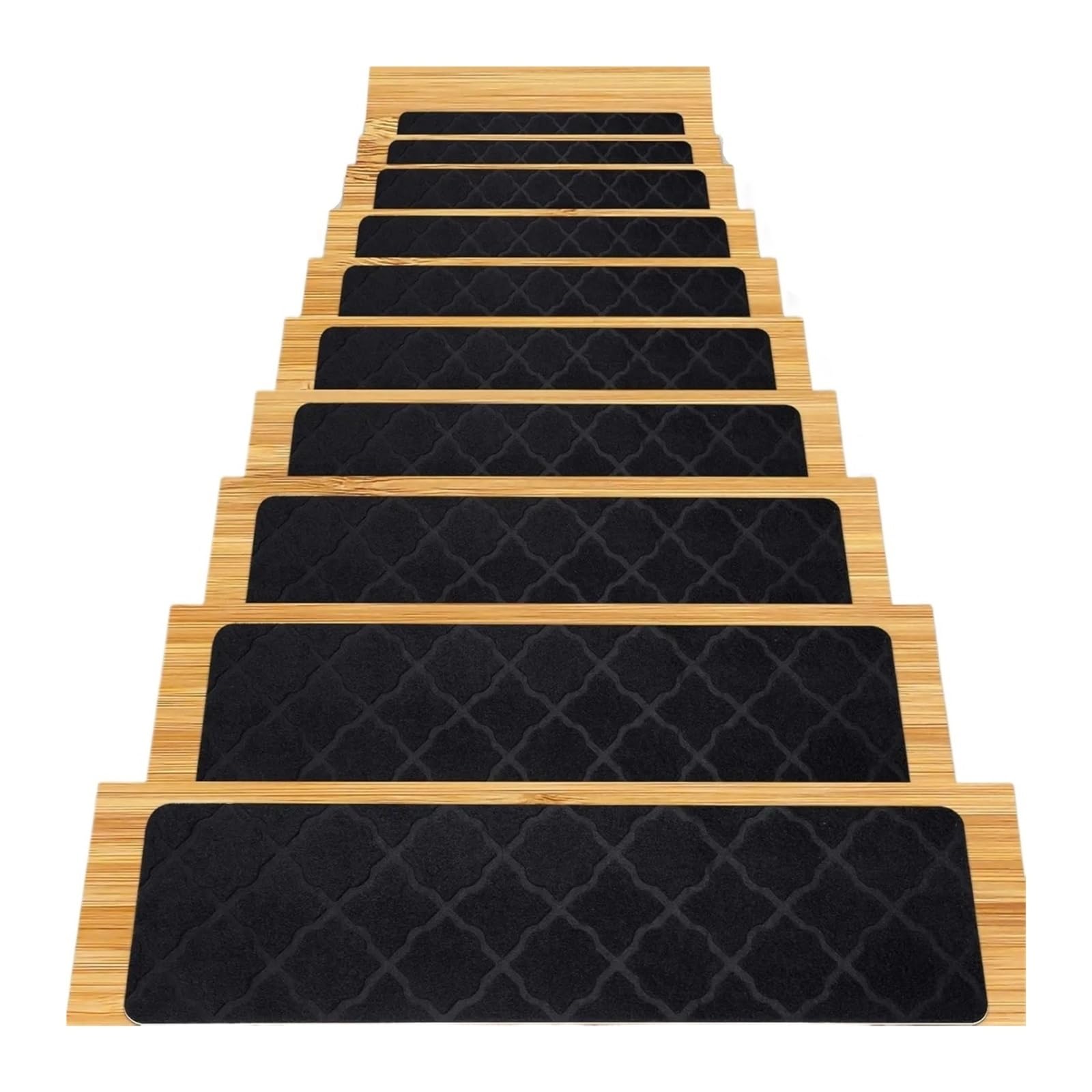 Peldaños de madera para escaleras de interior antideslizantes de diseño color 07