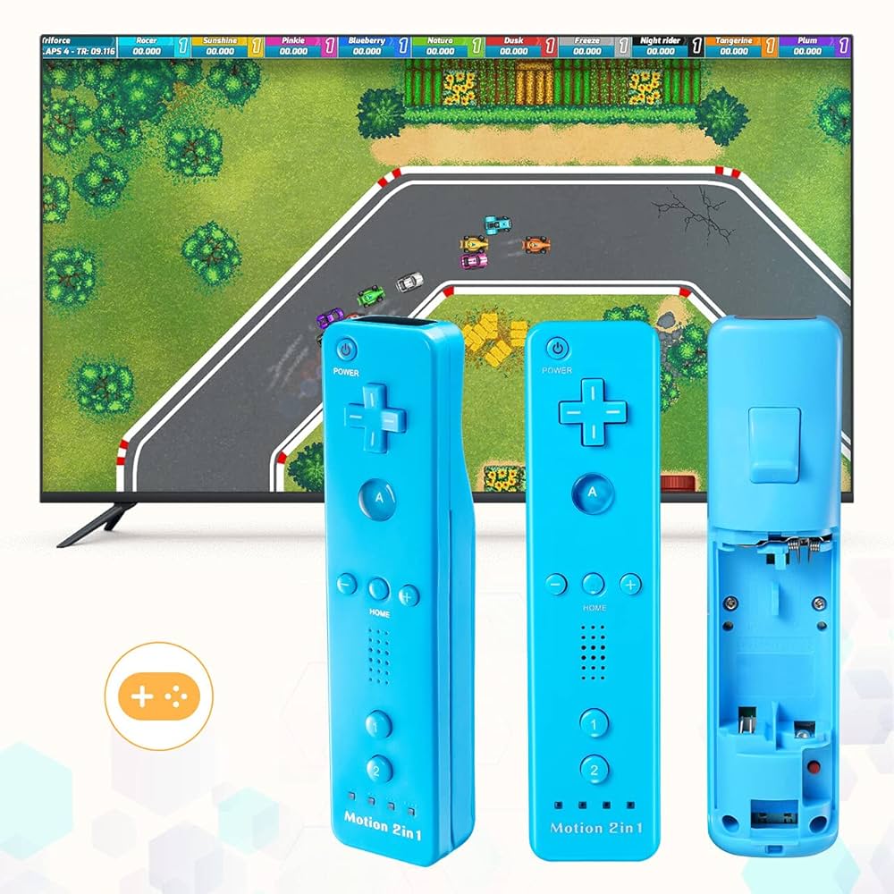 Amazon.co.jp: Wiiリモコン プラス 2個セット ao+pink Wii
