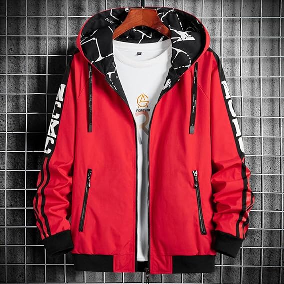 spring hooded jacket