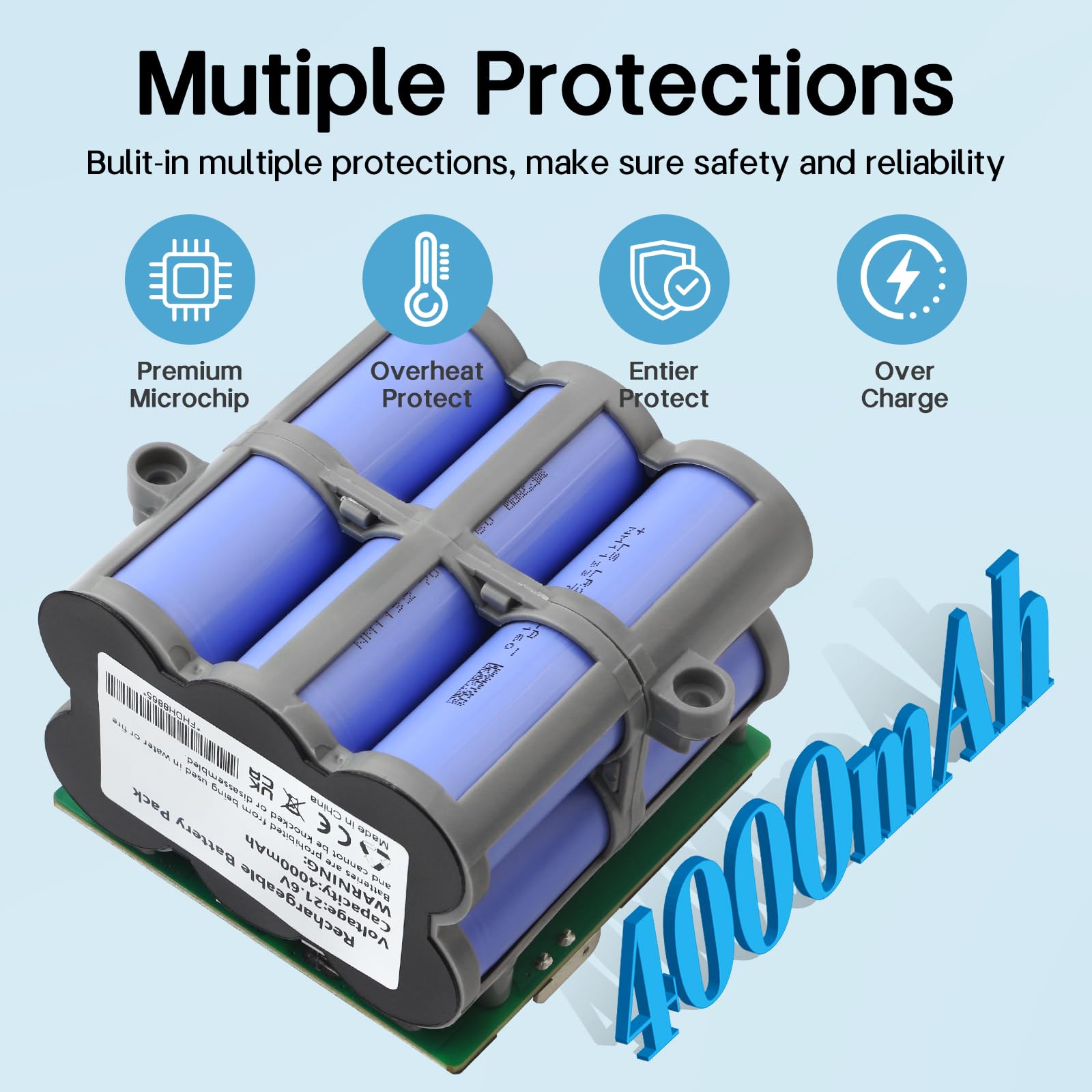 Aspirateur Batterie pour Tineco Floor One S5 Pro 2, S5 Smart, S5 Steam