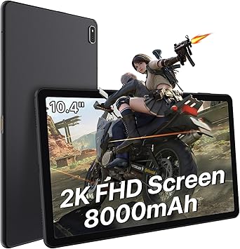 UMIDIGI A11 Tablet PC, 10.4 inch 2000 FullView Tablet A11 4GB +128GB up to 1TB Android 11 Helio P22 Octa Core Processor 8000mAh Tab 16MP Rear Camera Face ID Unlocked WiFi + Dual 4G Global Version