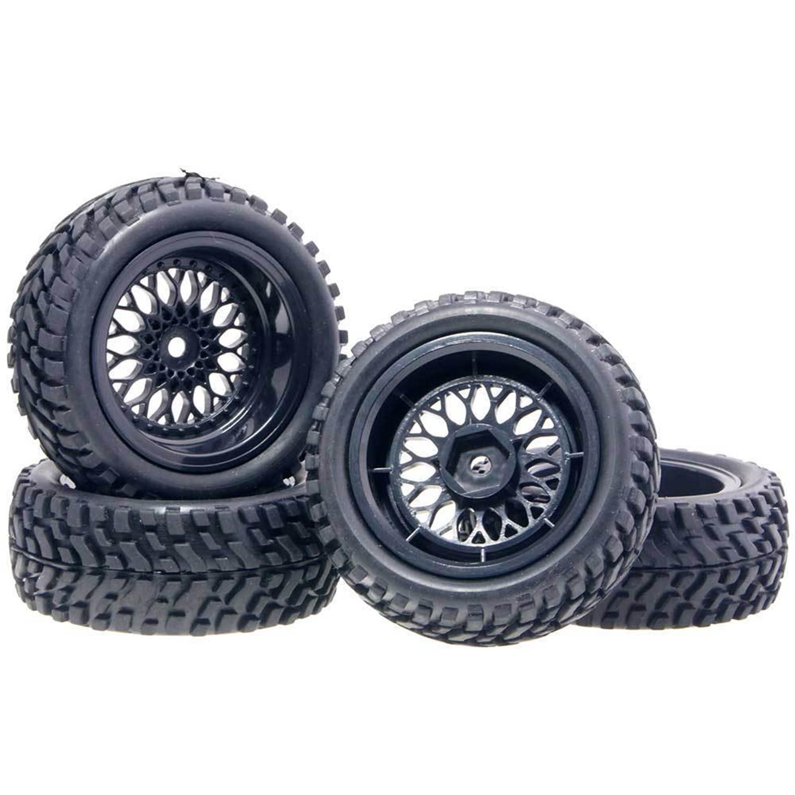 Koła rajdowe gumowe opony przesunięte 3mm/6mm/9mm, dla HSP, 1:10