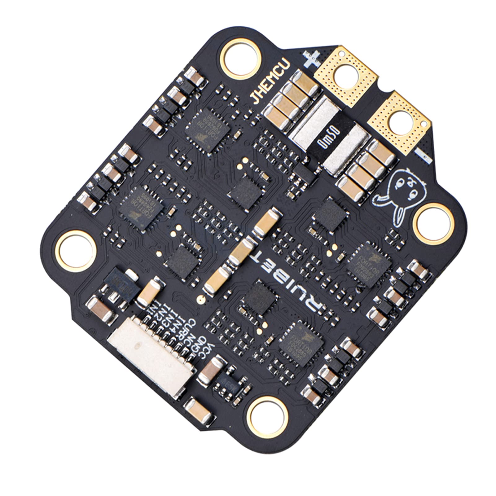 Zestaw JHEMCU ESC do Samolotu Zestaw ESC Samolot Combo RuiBet 55A 4 w 1 BLHELI S Dshot600 3 6S 30,5 Mm M4 z Miernikiem Prądu do Części FPV Freestyle (45A)