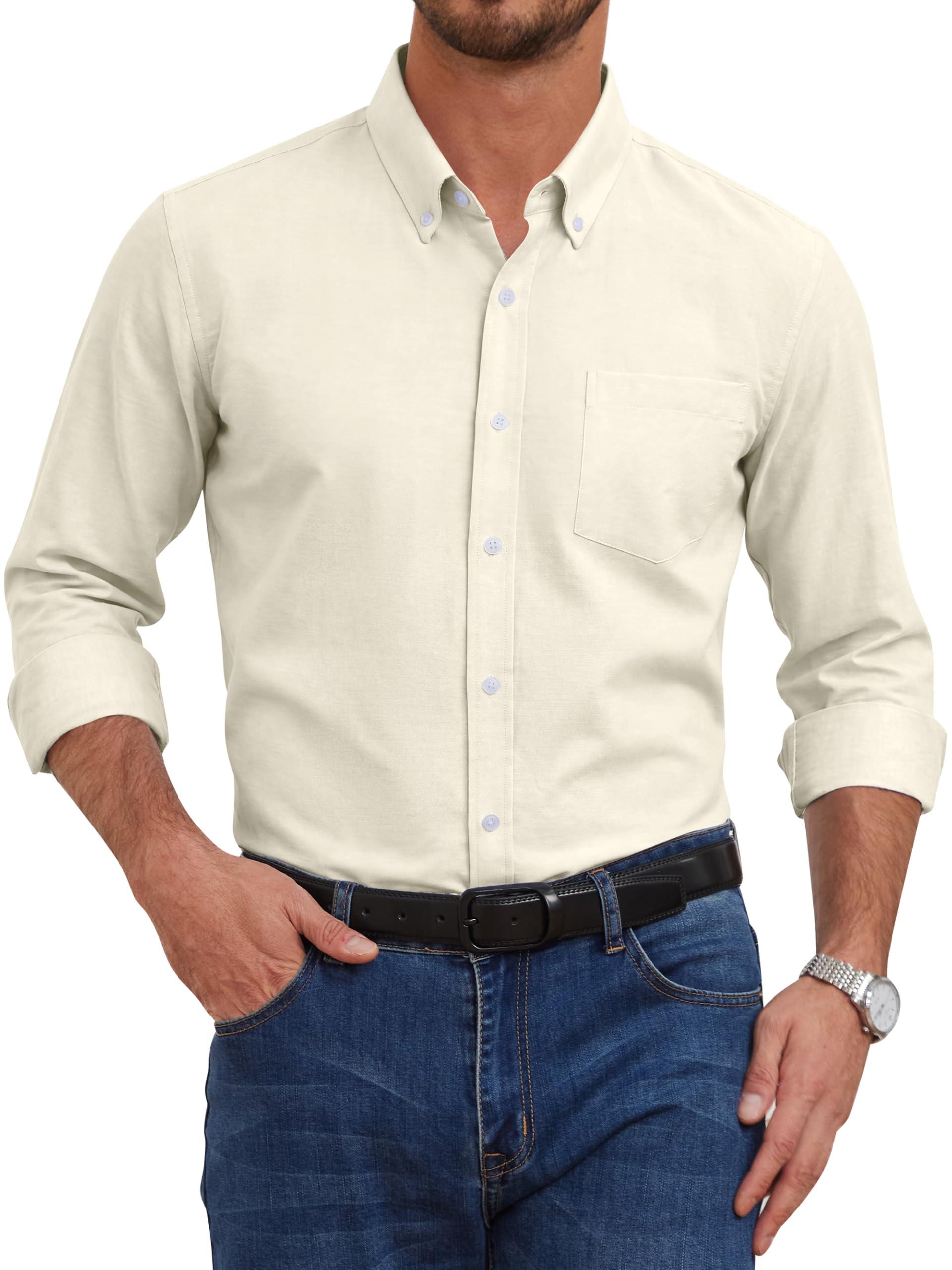 50% OFF GIANZEN Mens Button-Down Shirts