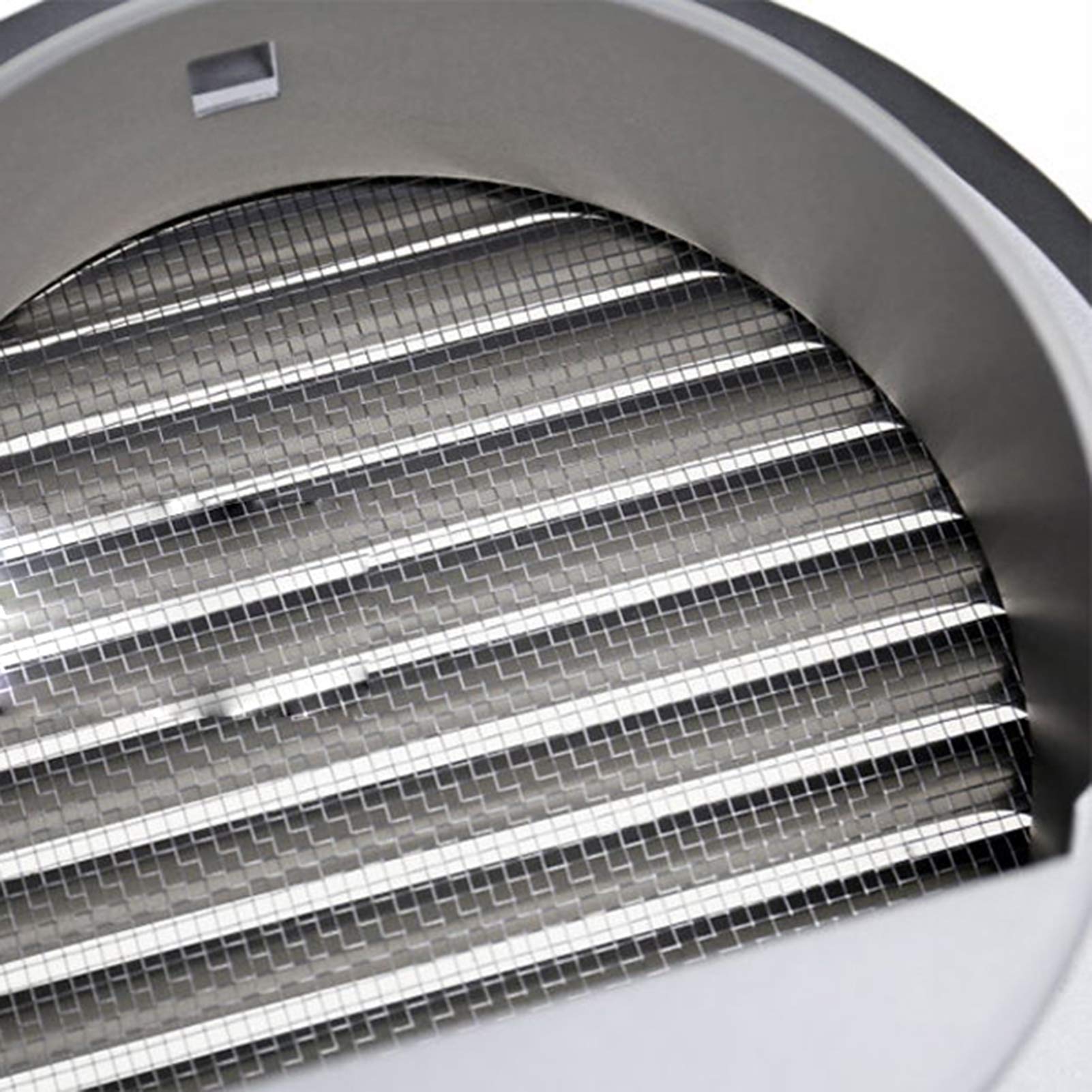 Grille de Ventilation Ronde avec Moustiquaire Stainless Steel Grille d'évacuation Air Entrant Air évacué Grille Ventilation,50mm