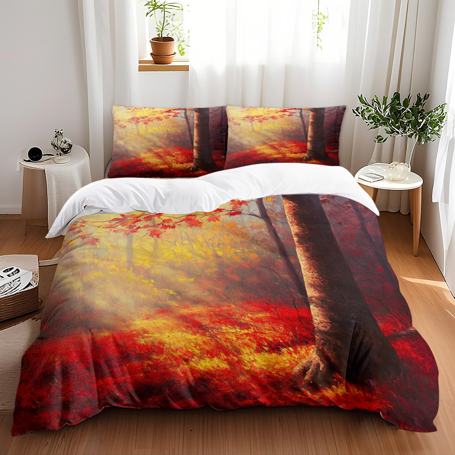 Linge de lit avec fermeture éclair 220x240 parure housse de couette et oreillers 50x75 cm