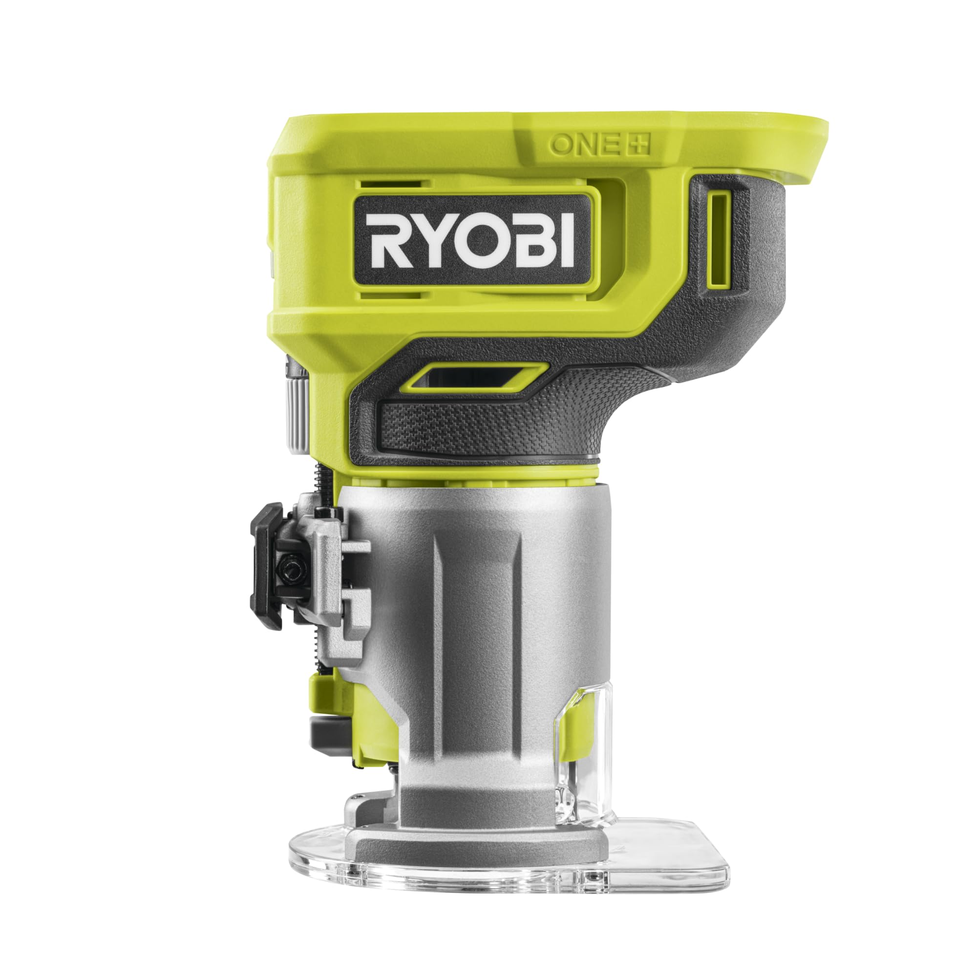 RYOBI - Affleureuse Sans Fil 18V ONE+ RTR18-​0 – Vitesse Variable Jusqu'à 30 000 tr/​min, Réglage Profondeur Précis, travaux de décoration, de finitions et d'ajustements – Batterie Non Incluse