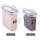 FOOYOO Cereal Containers Storage Set - 6 Piece Airtight Large Dry Cereal Storage Containers(4 * 4L+2 * 2.5L), BPA Free Dispenser Plastic Cereal Storage Containers with 16 Labels & Pen Product Image 4