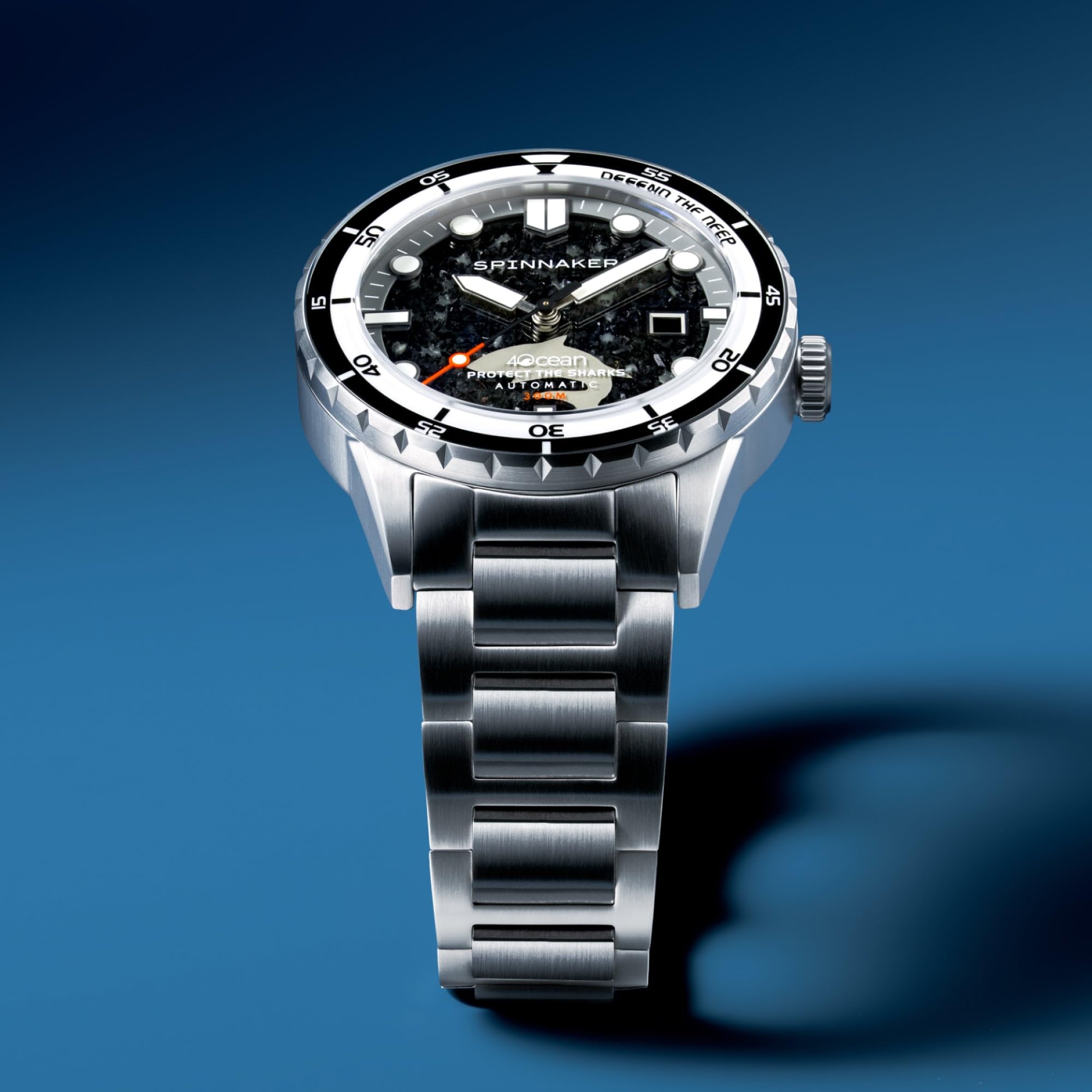 Spinnaker HASS Automatik 4 Ocean Herren Armbanduhr mit massivem Edelstahlarmband SP-5172