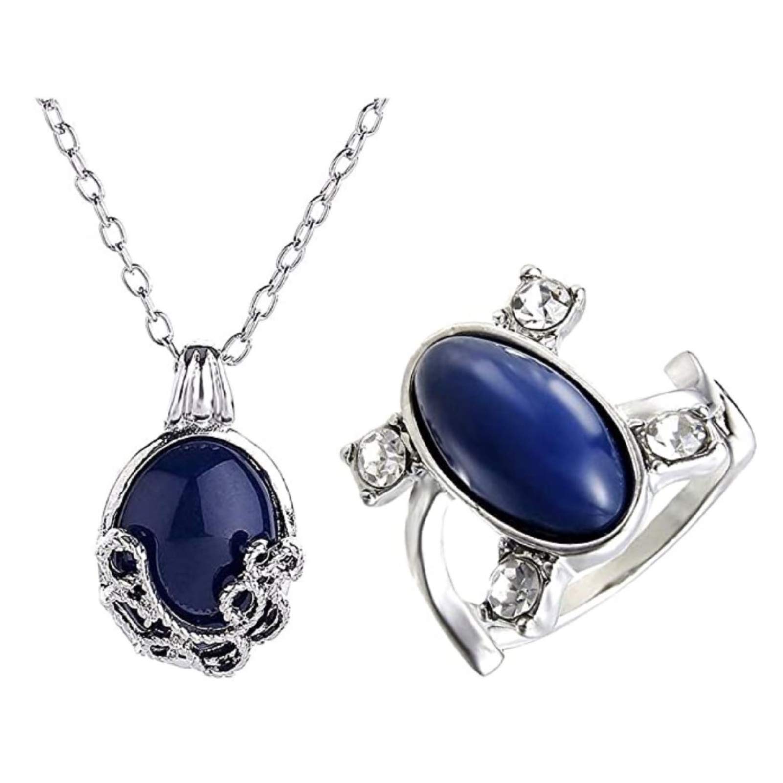 See full amazon price history chart for FURONGWANG 2 Packs Ladies Gentlemen Exquisite Vampire Diaries Elena Sapphire Crystal Daylight Ring and Katherine Sapphire Crystal Pendant Daywalking Necklace (8) FURONGWANG 2 Packs Ladies Gentlemen Exquisite Vampire Diaries Elena Sapphire Crystal Daylight Ring and Katherine Sapphire Crystal Pendant Daywalking Necklace (8) (B07T72JLPT) Amazon Price History, Amazon Price Tracker