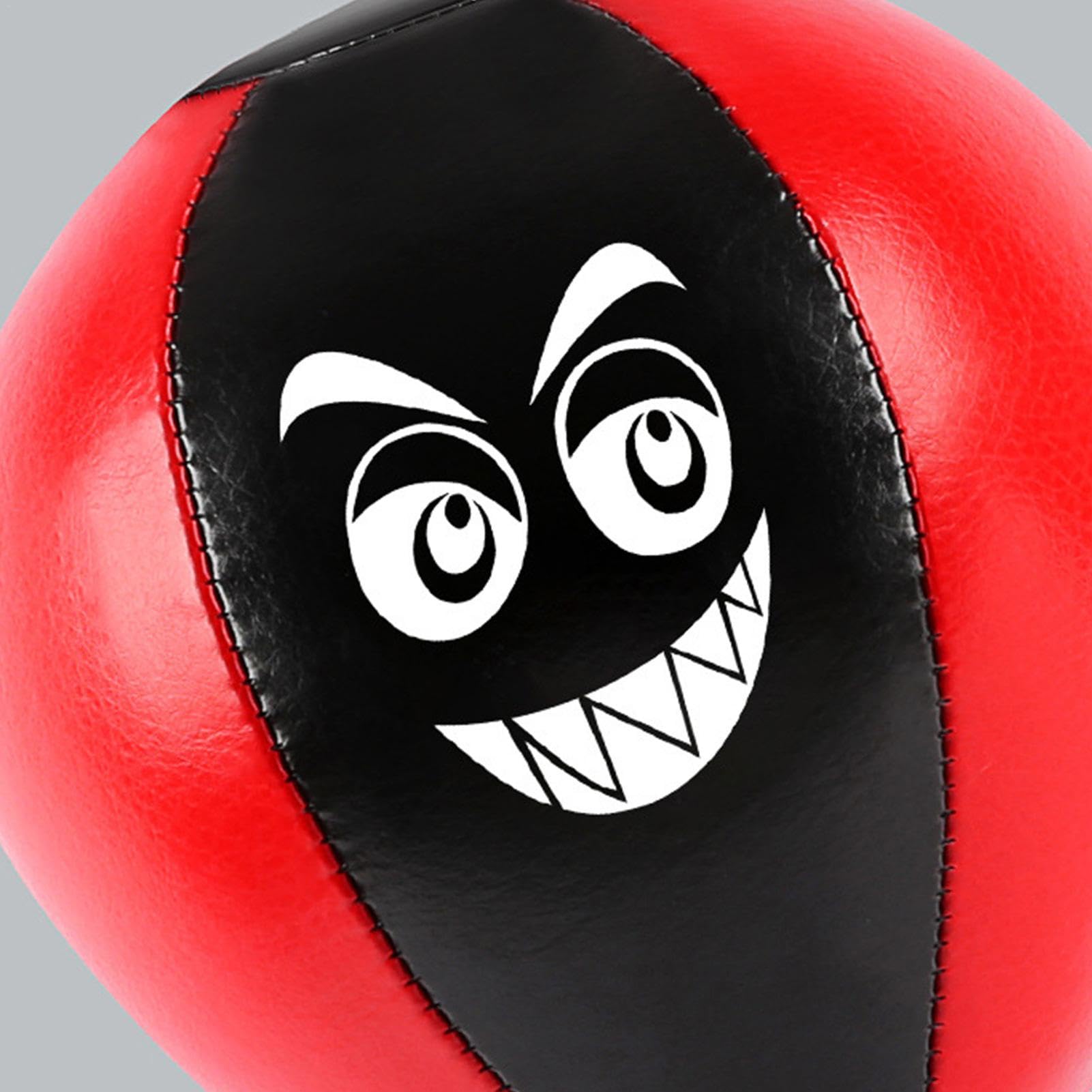 Sac de frappe en polyuréthane avec ventouse pour adultes – Réflexe de boxe, soulagement du stress