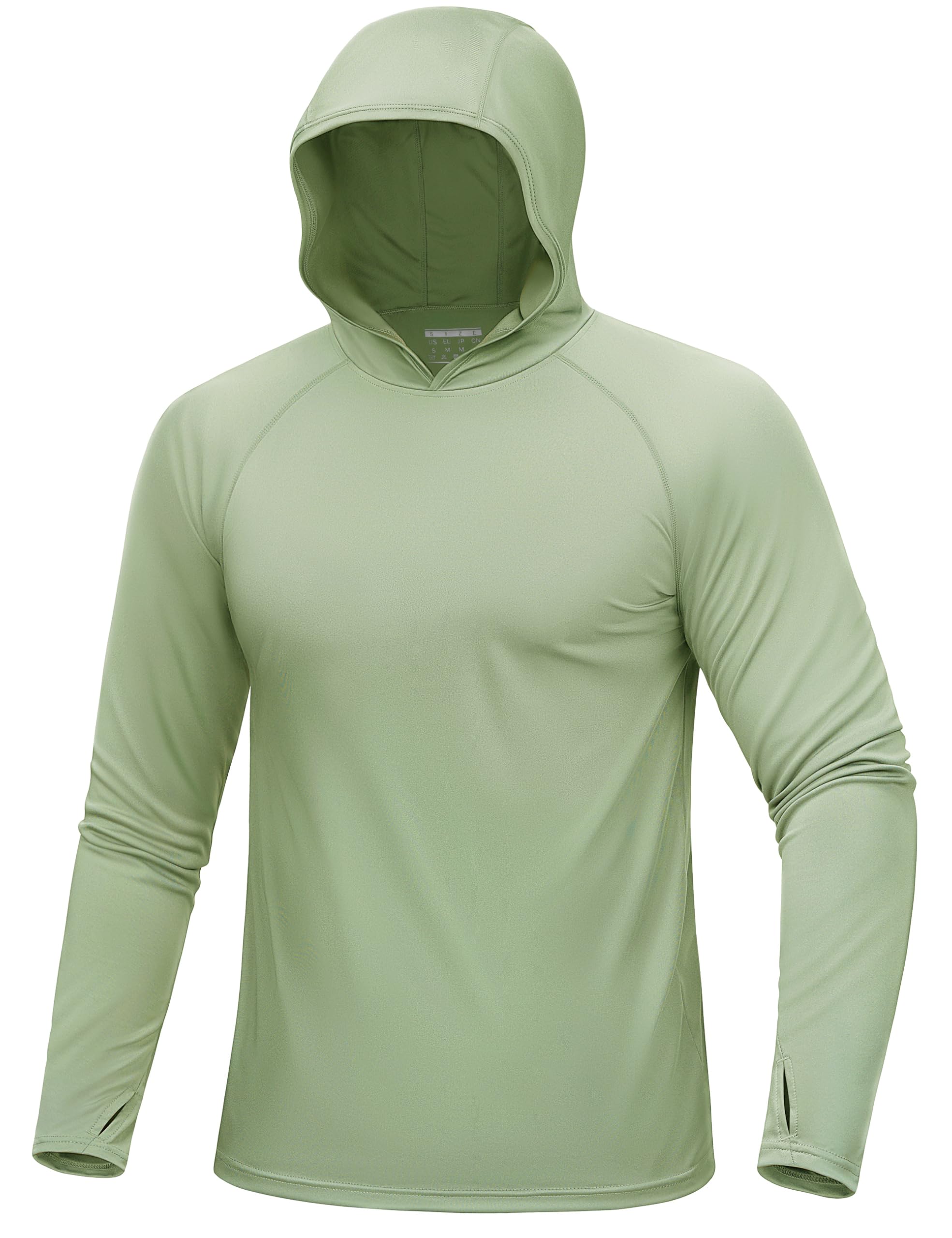 MAGCOMSEN Men's Rash Guard Hoodie UPF 50+ Sun Protection Uv T Shirts Long Sleeve Athletic Quick Dry Shirts